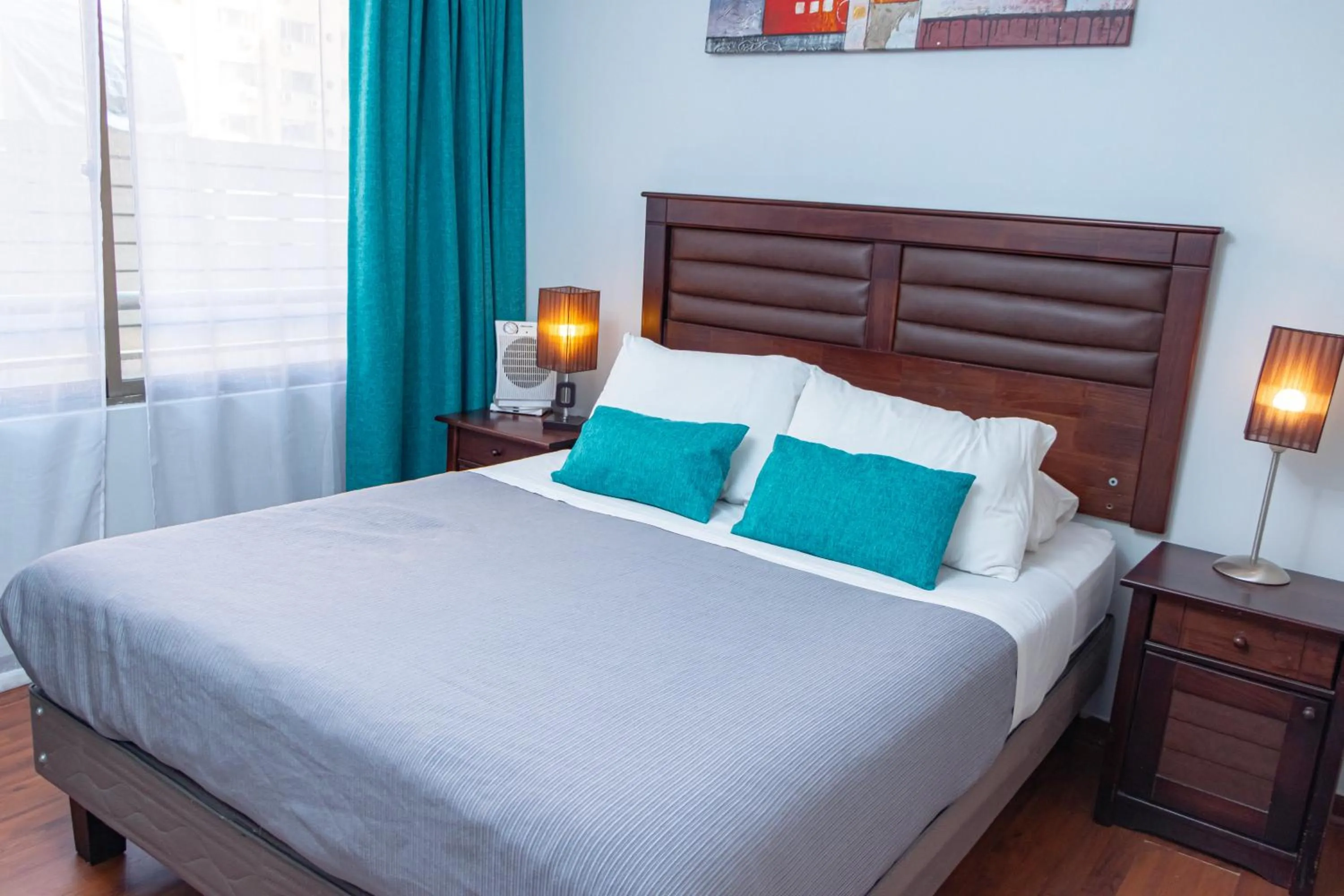 Bed in Departamentos Amoblados Torre Tagle