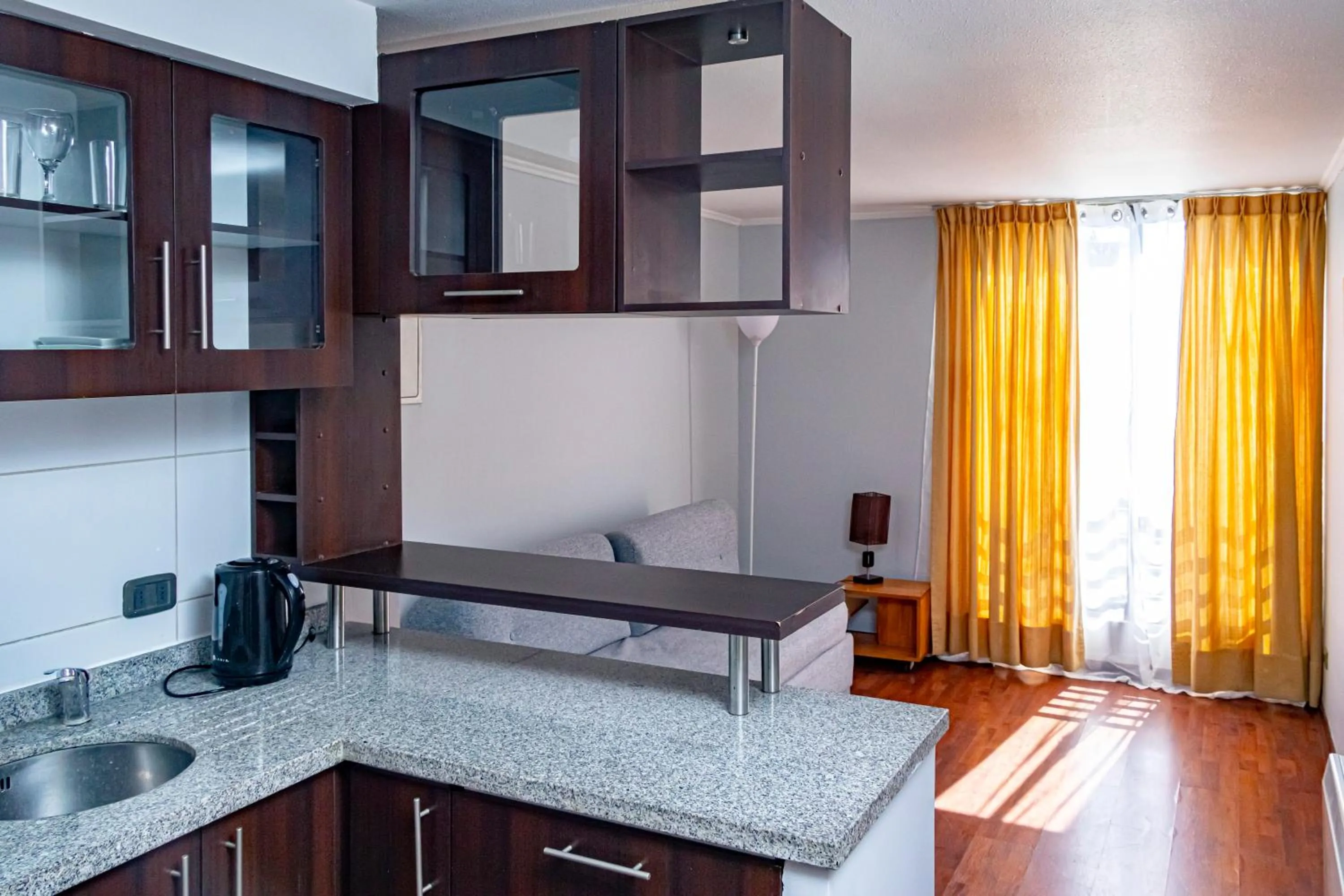 Kitchen or kitchenette in Departamentos Amoblados Torre Tagle