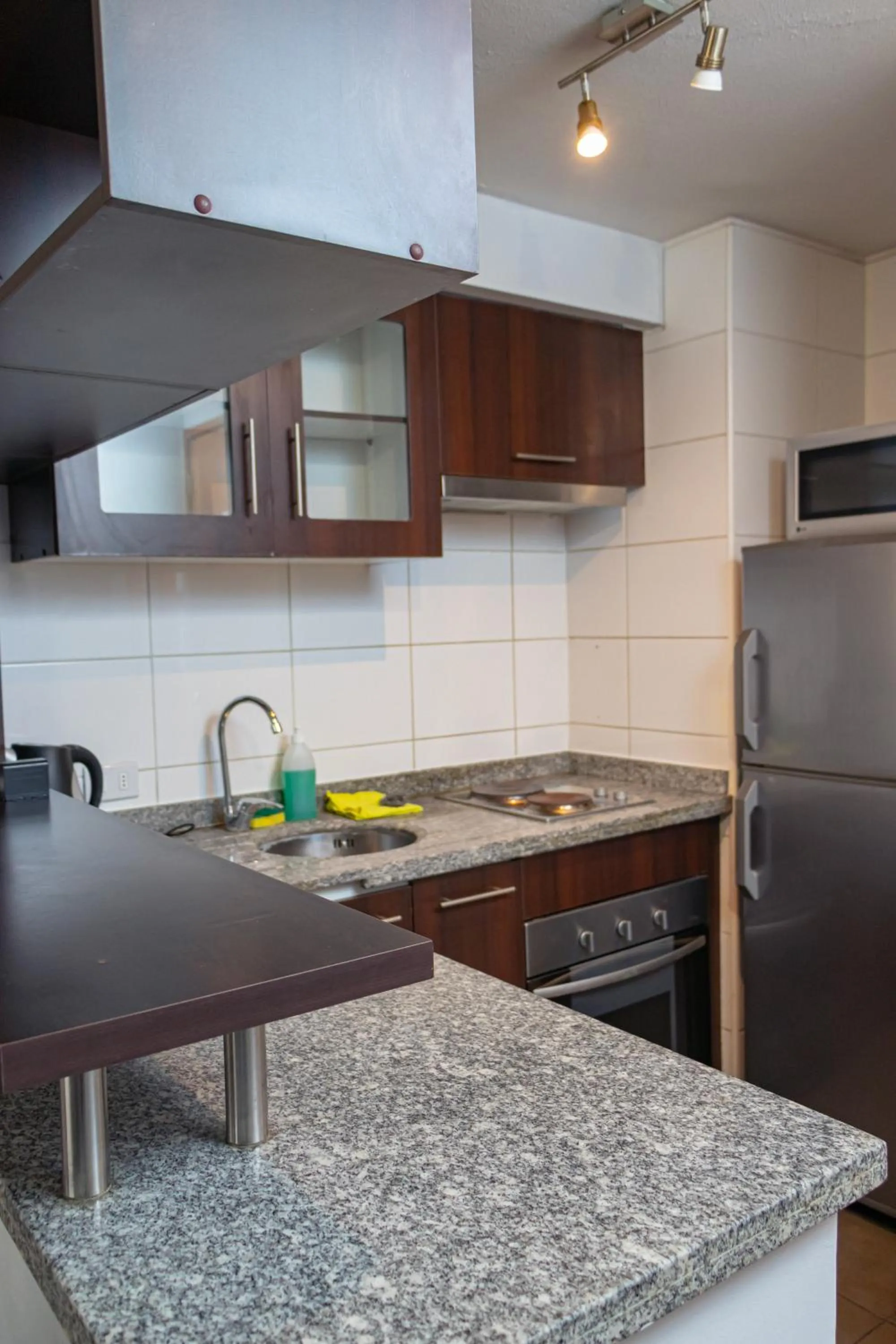 Kitchen or kitchenette in Departamentos Amoblados Torre Tagle