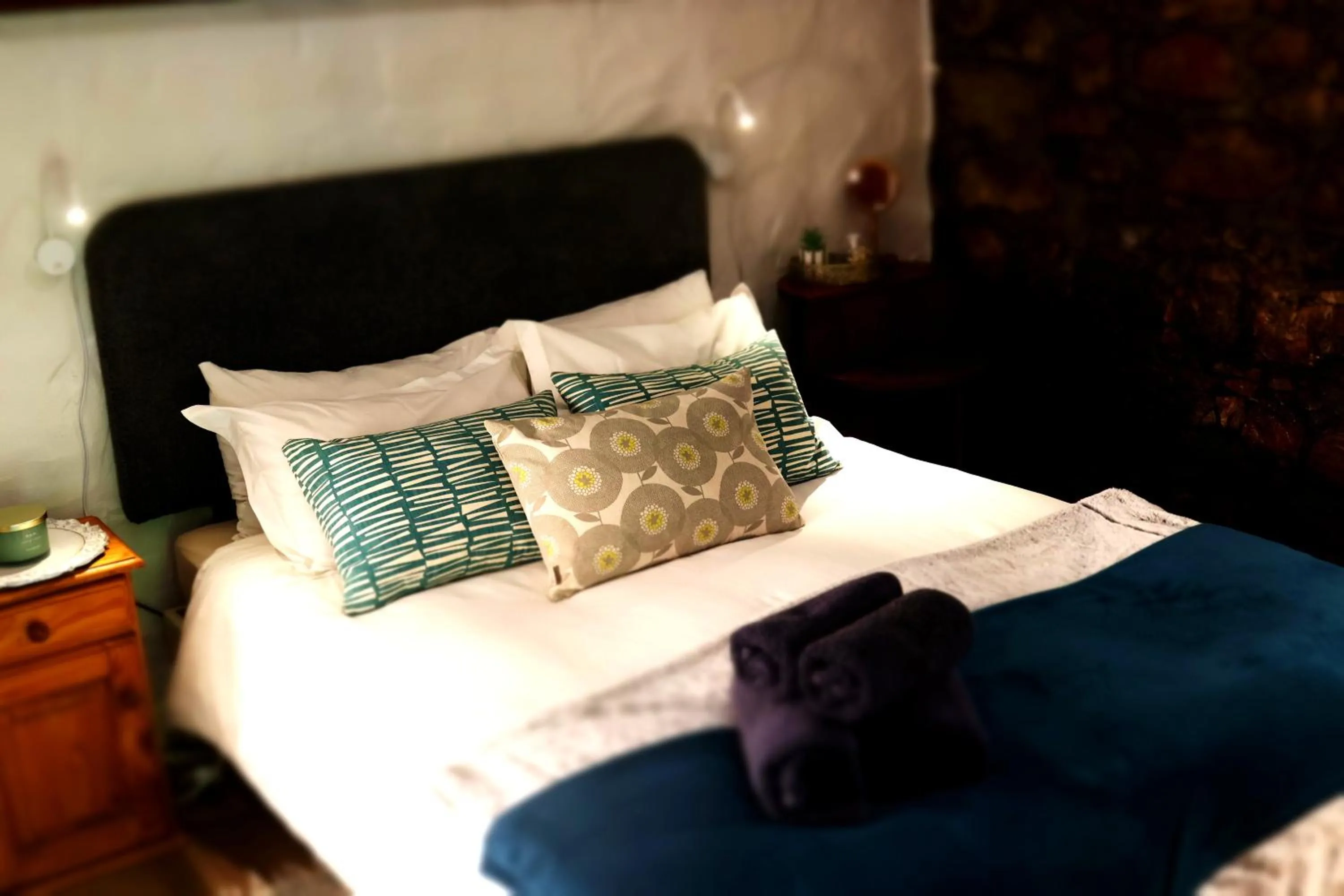Bed in Heiveld Farm Cottages