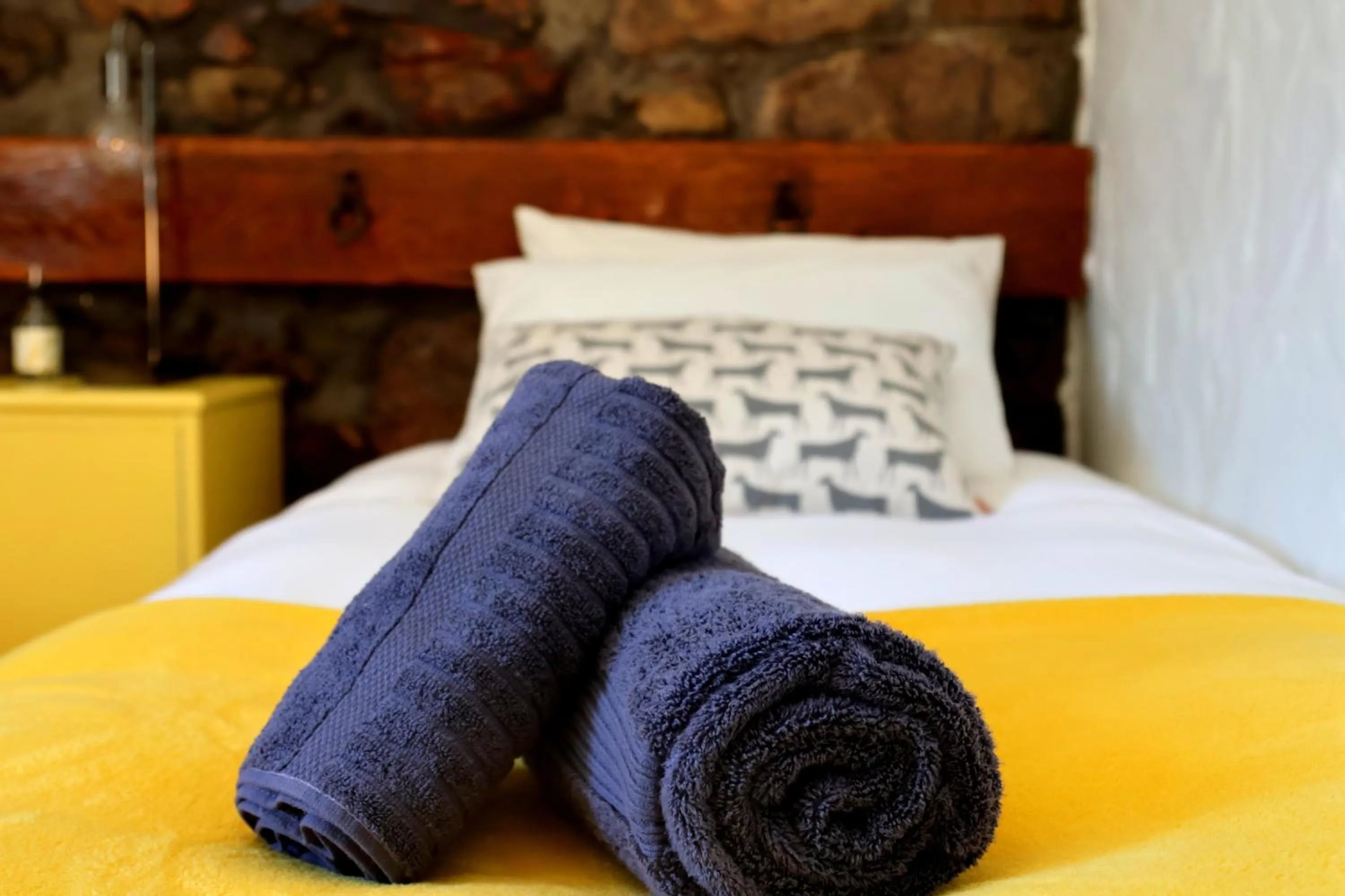 Bed in Heiveld Farm Cottages