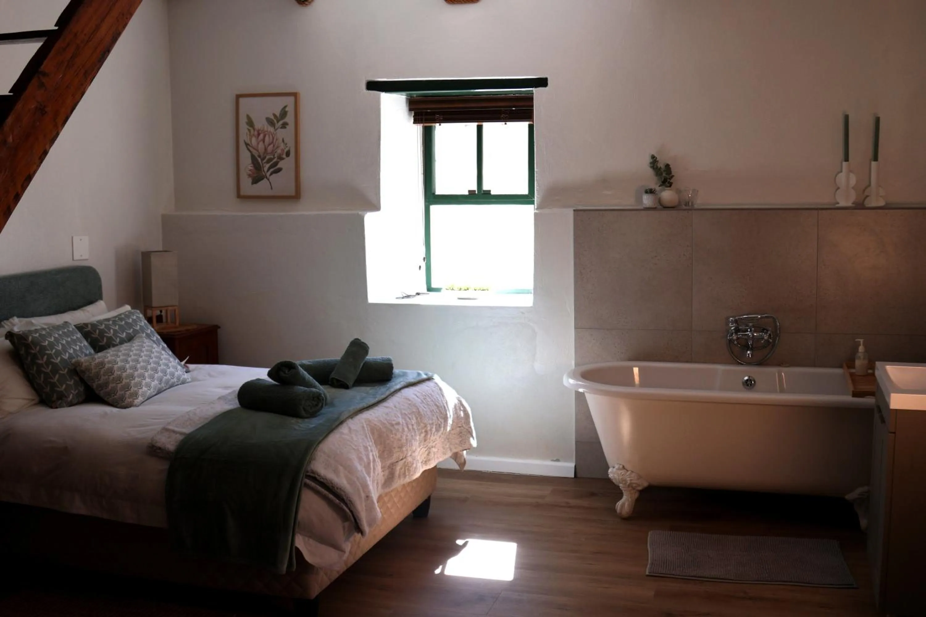 Bed in Heiveld Farm Cottages