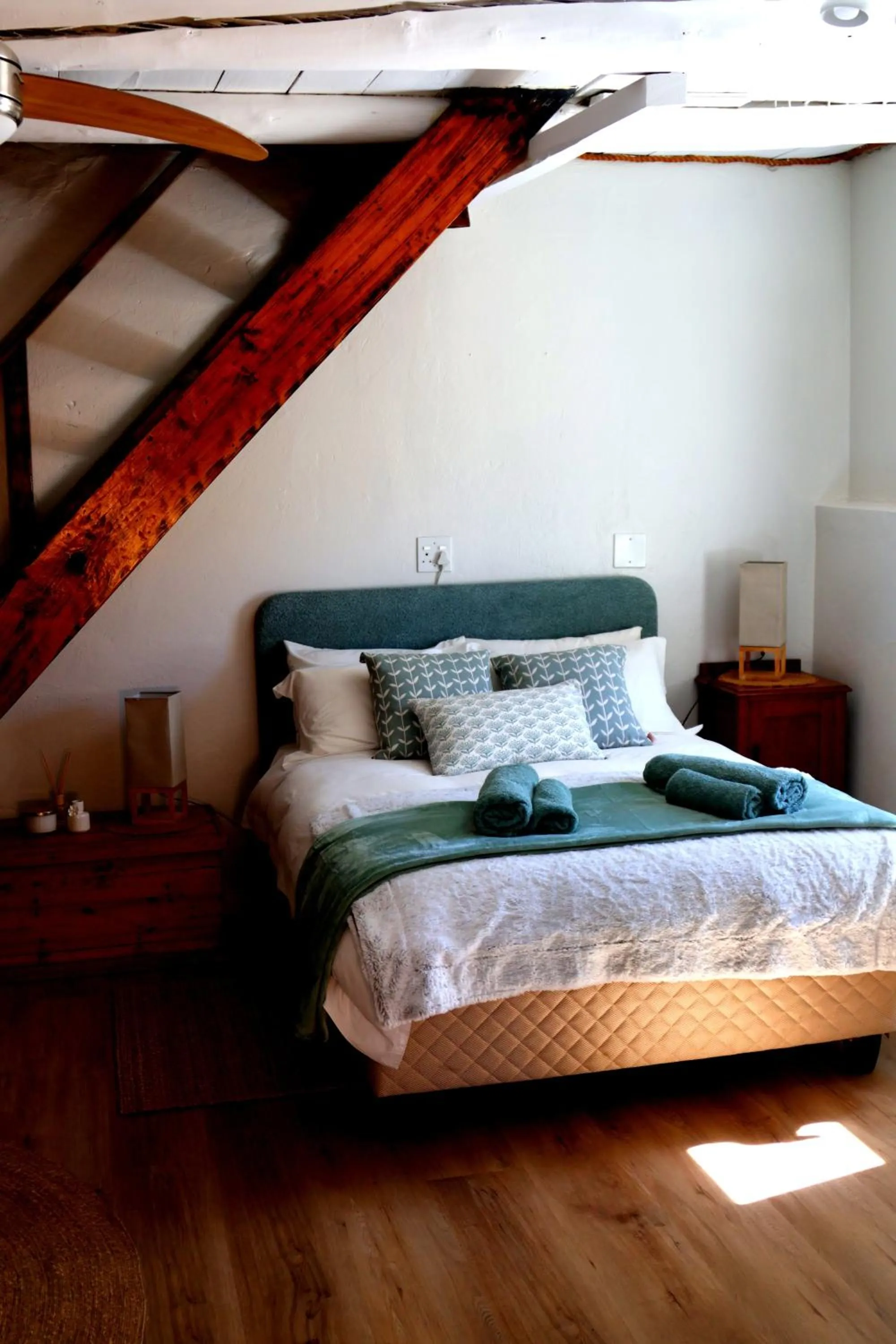 Bed in Heiveld Farm Cottages