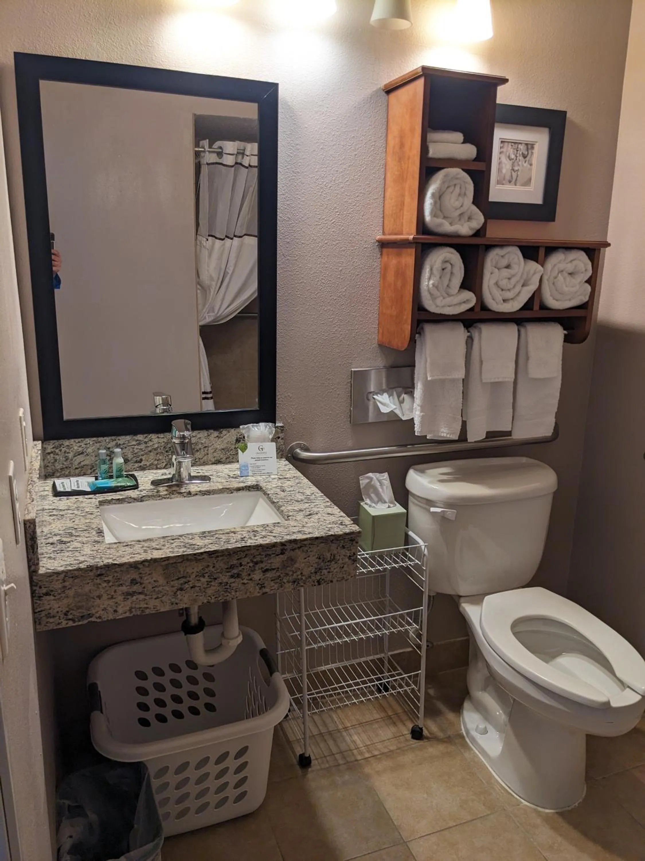 Toilet in GrandStay Residential Suites Hotel