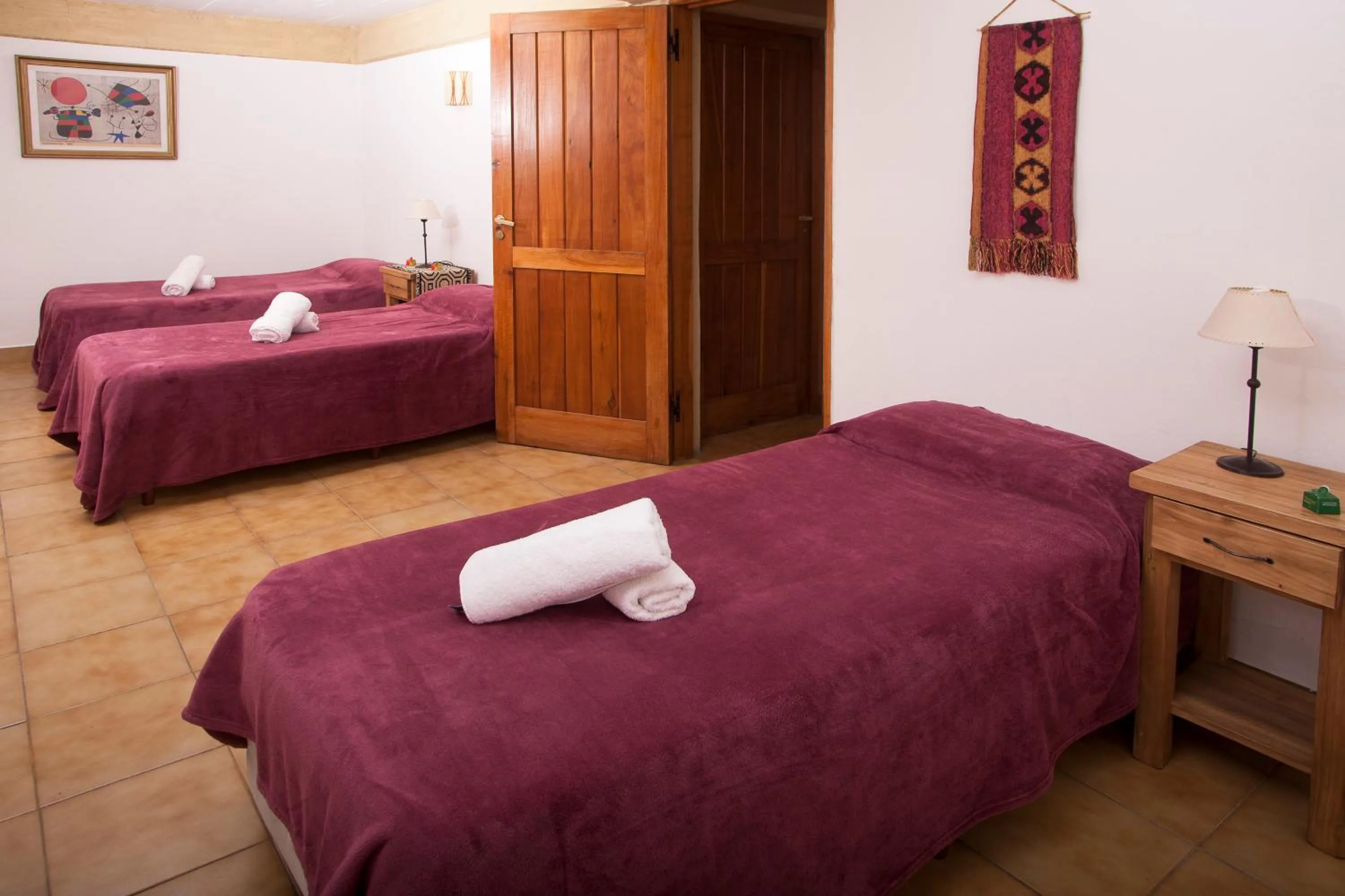 Bed in Cabañas Rucaleufu