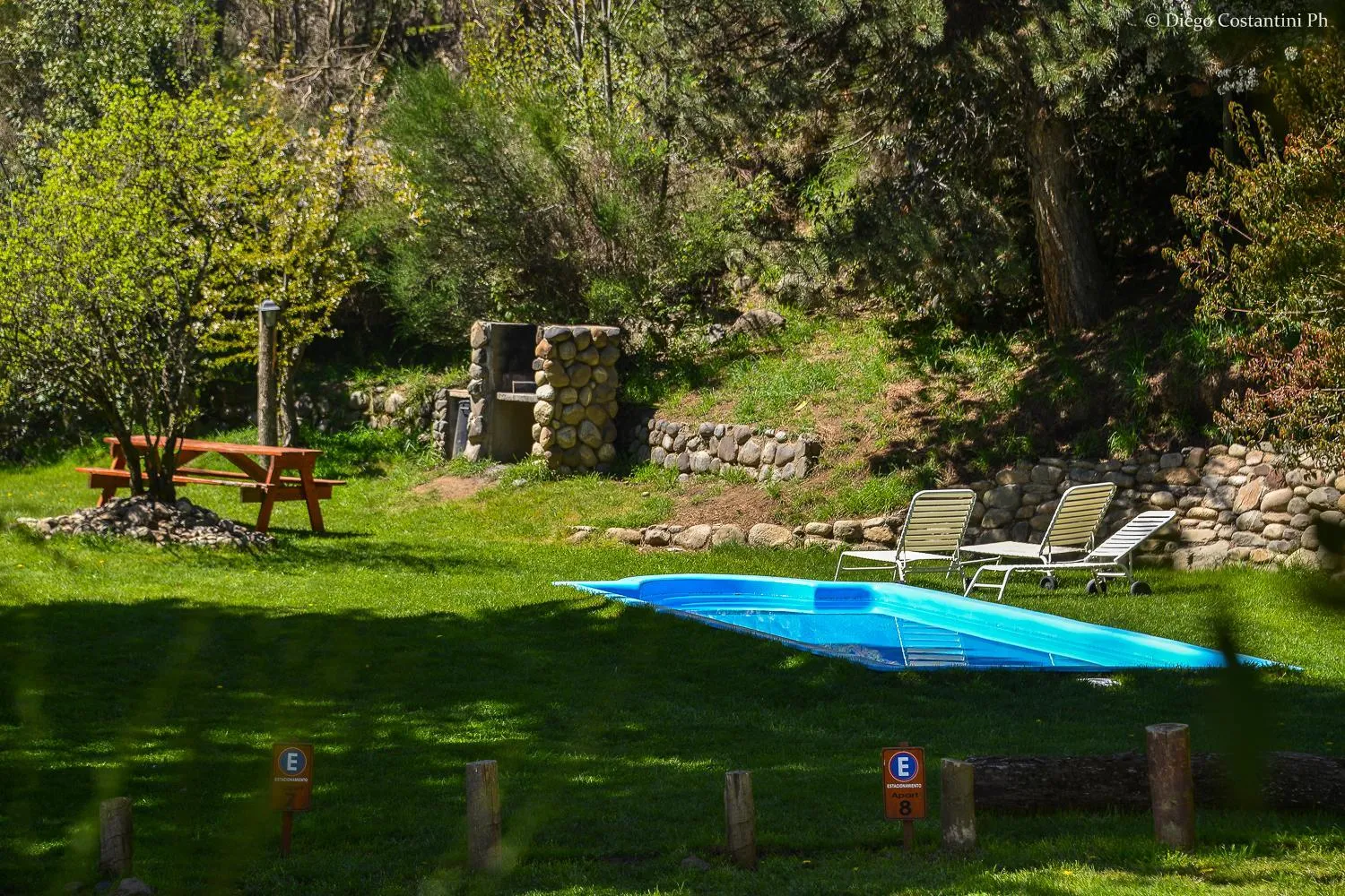 Spring in Cabañas Rucaleufu