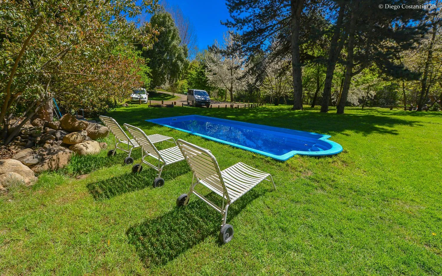 Patio in Cabañas Rucaleufu
