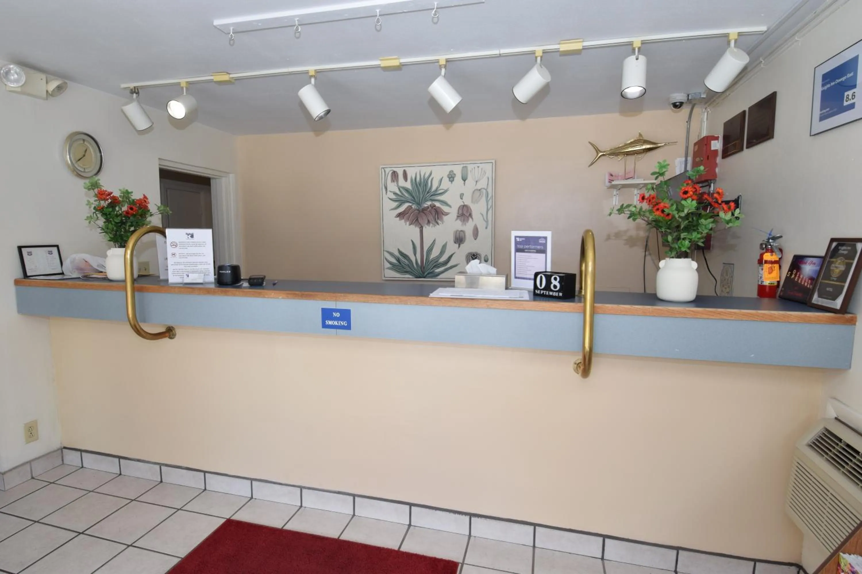 Lobby or reception in Knights Inn Oswego East