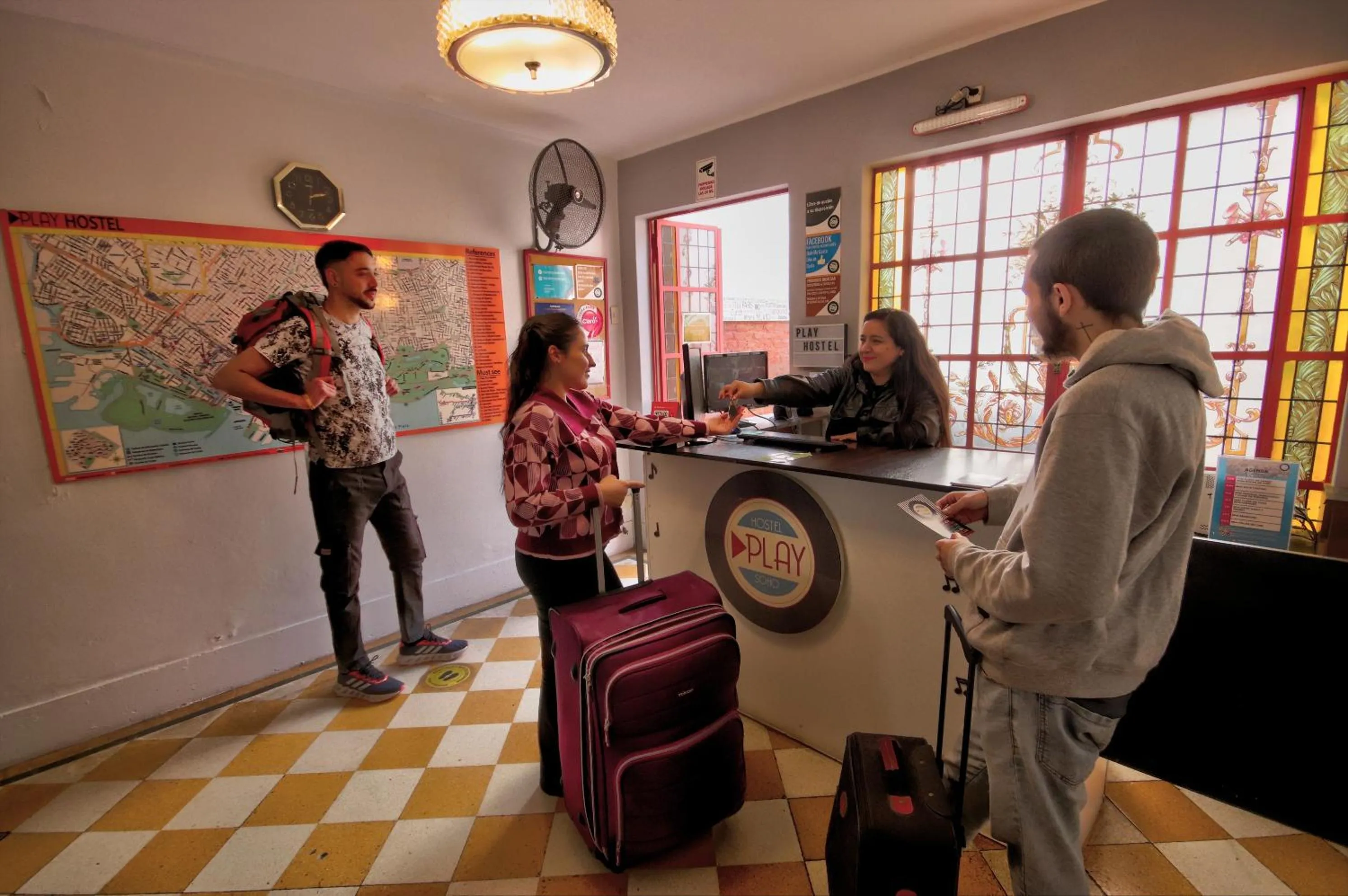 Lobby or reception in Play Hostel Soho