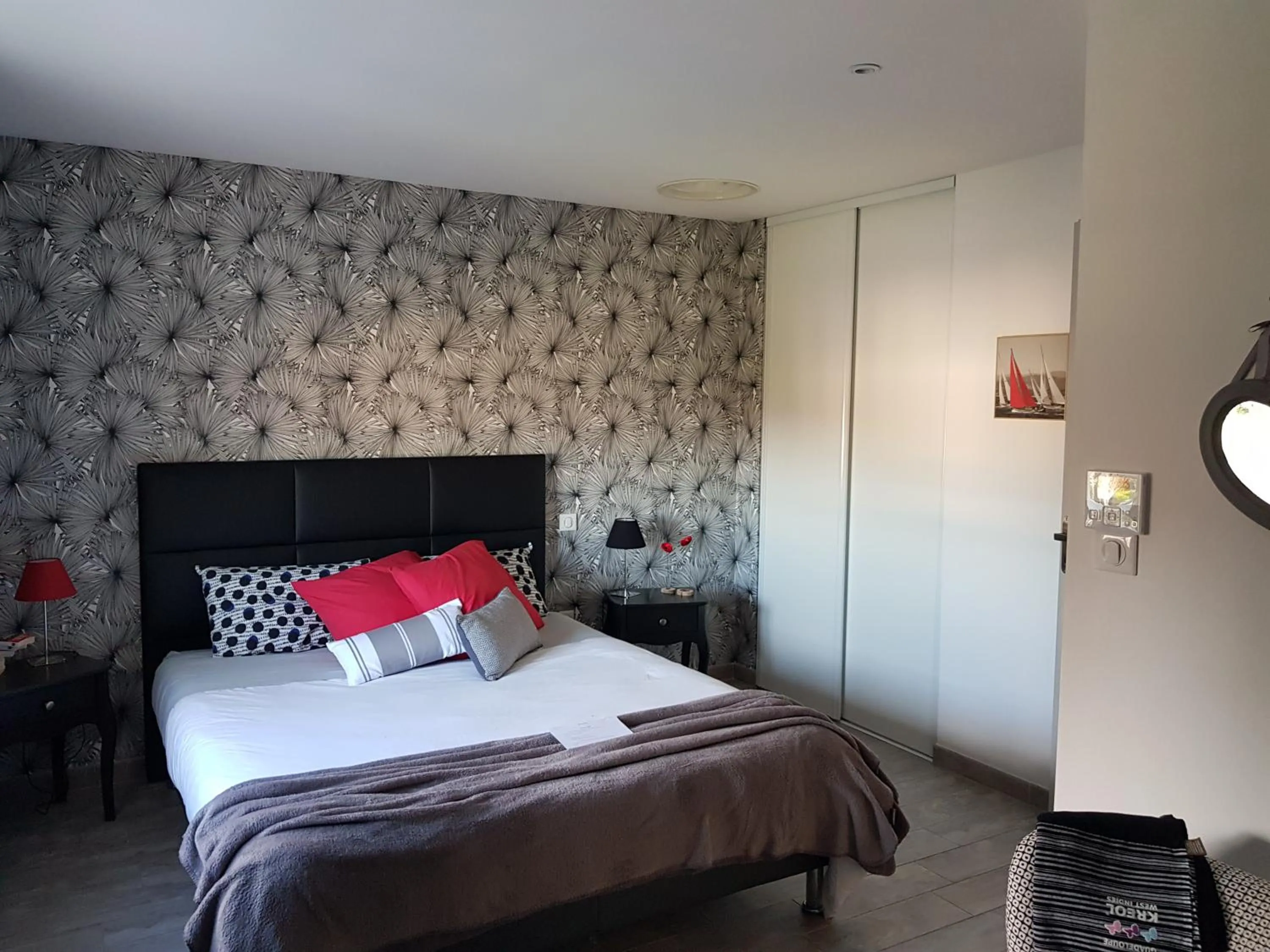 Bedroom, Bed in La villa 13&15