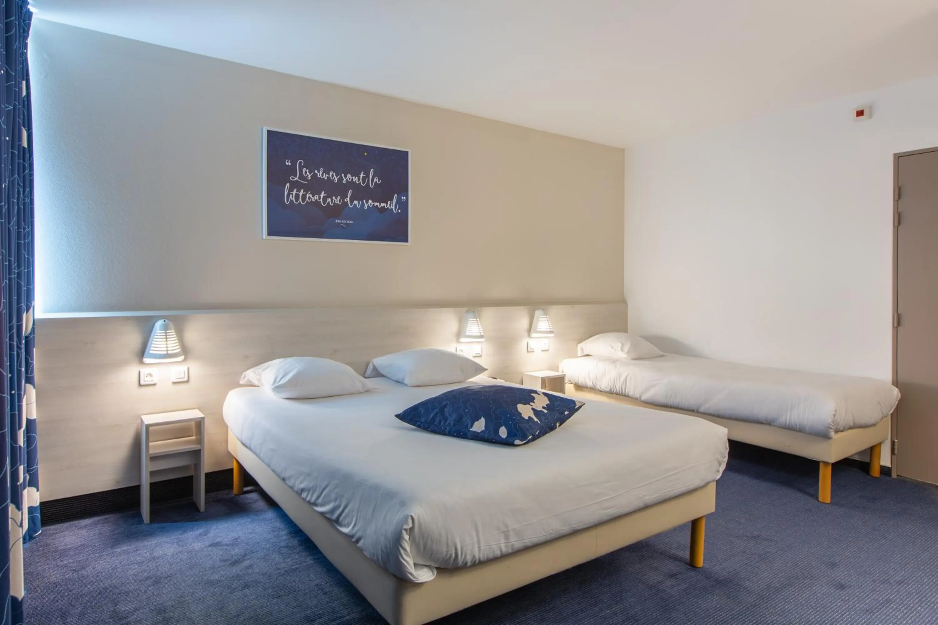 Bed in Ace Hôtel Le Mans