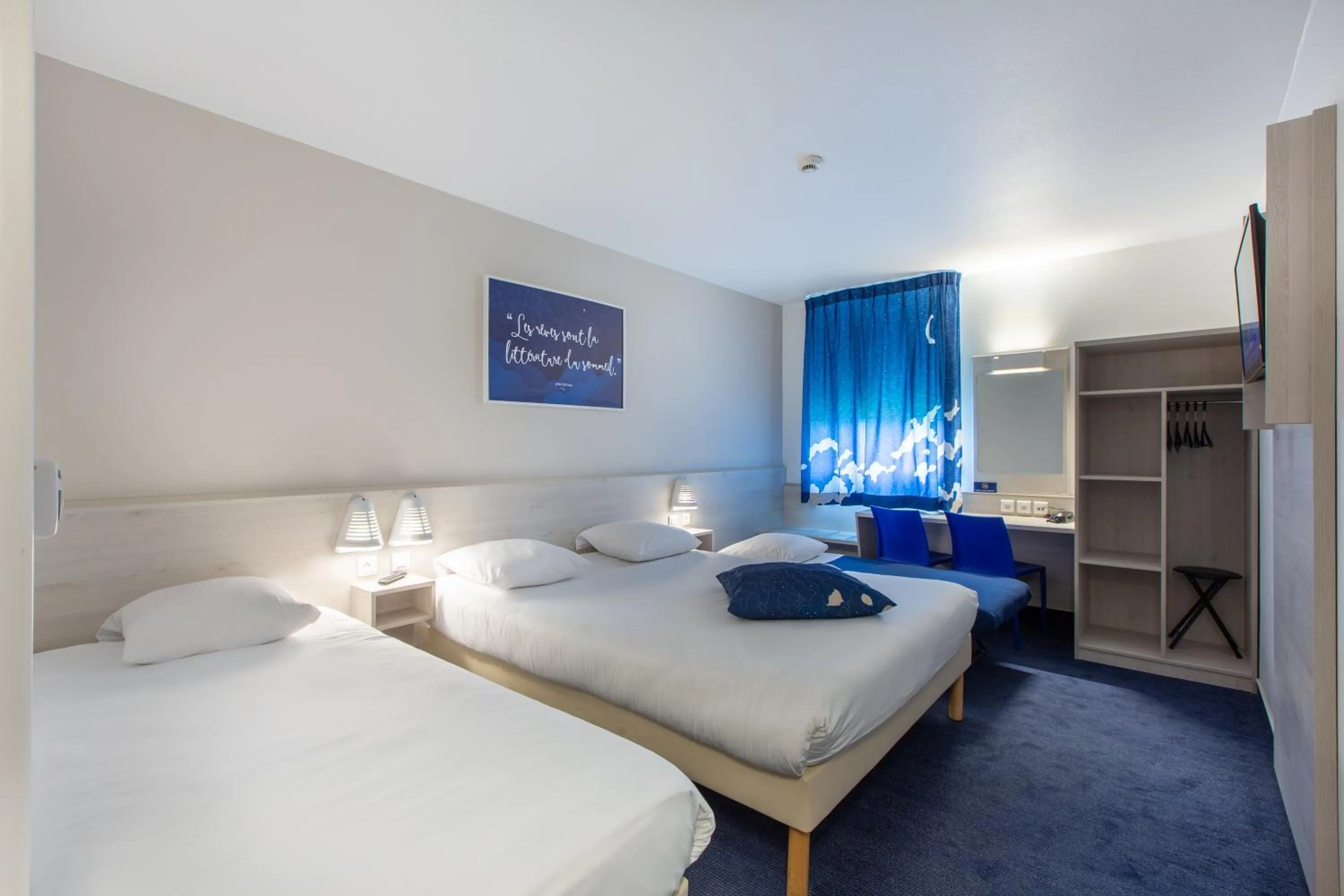 Bed in Ace Hôtel Le Mans