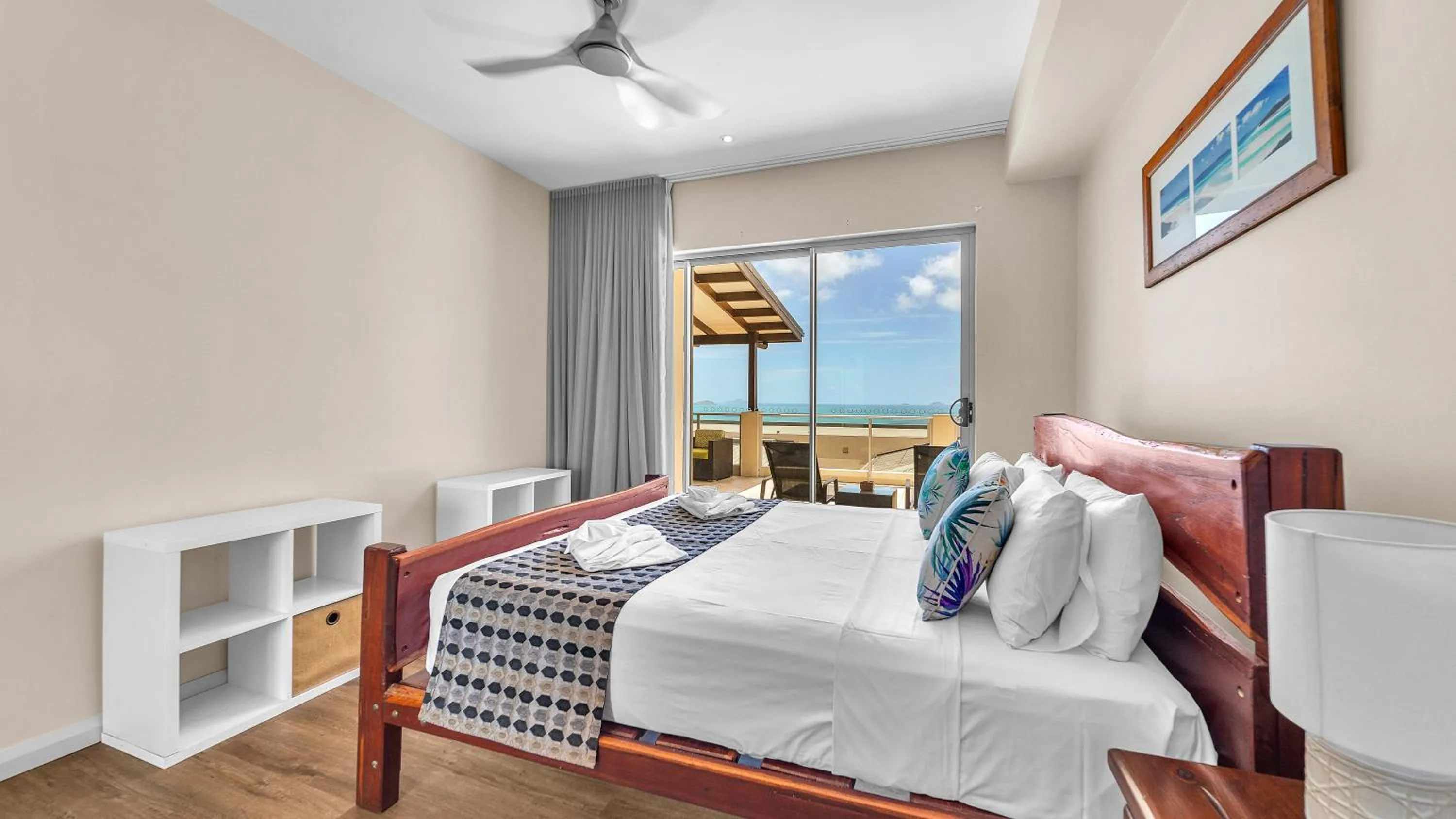 Bed in Whitsunday Reflections