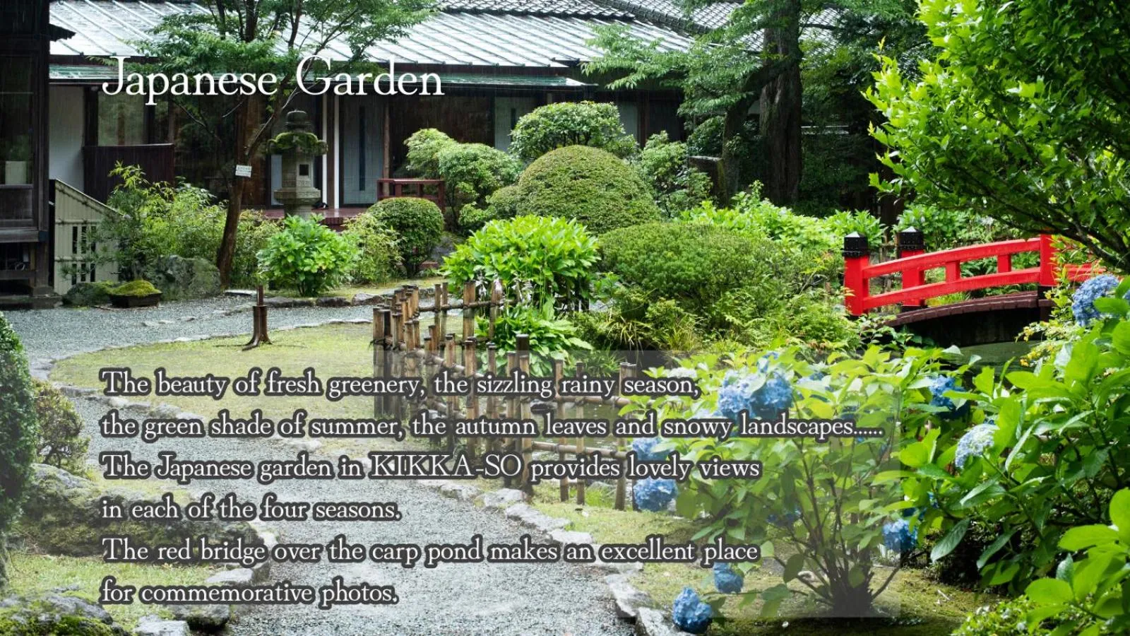 Garden in The Fujiya Hotel