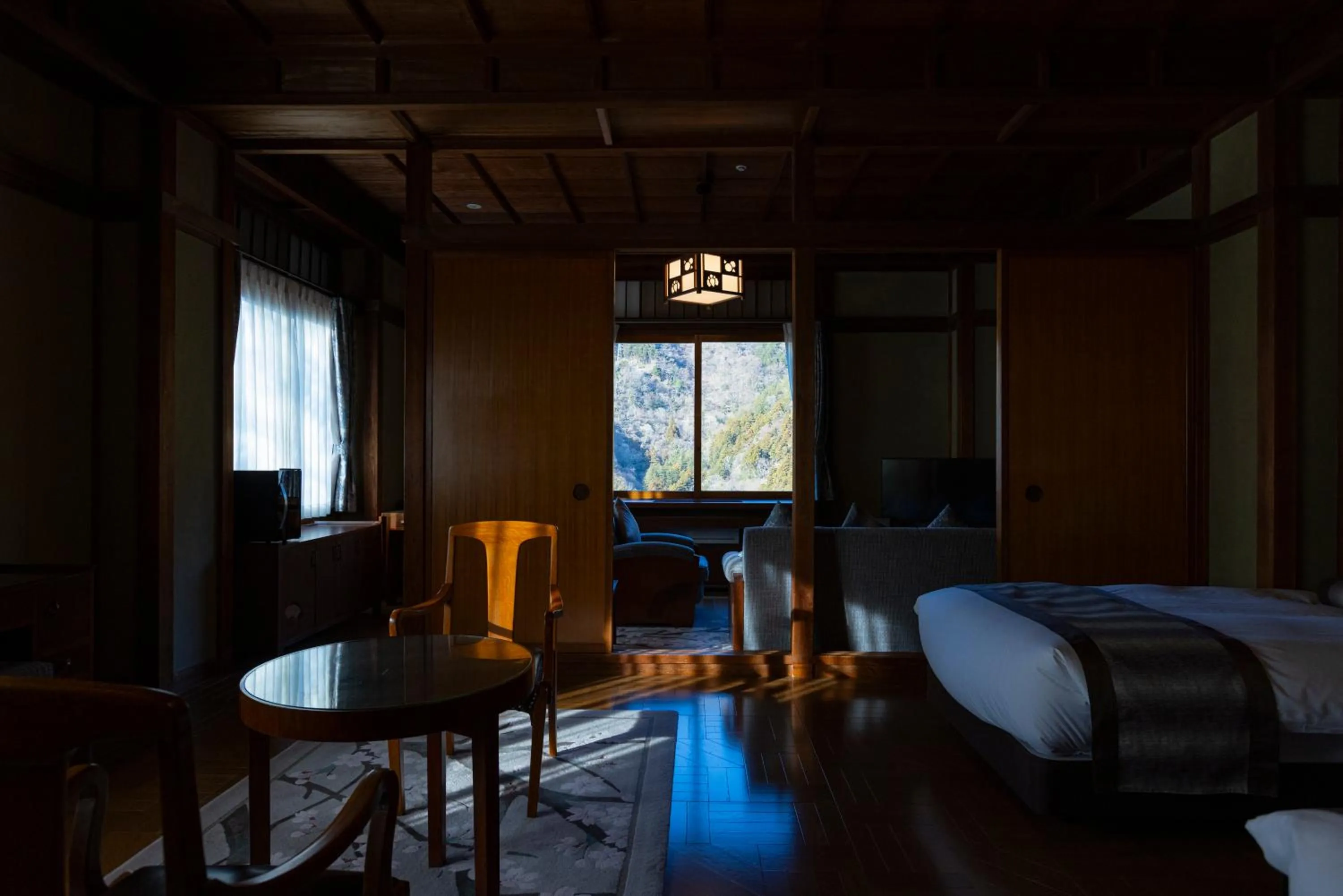 Photo of the whole room, Bed in The Fujiya Hotel