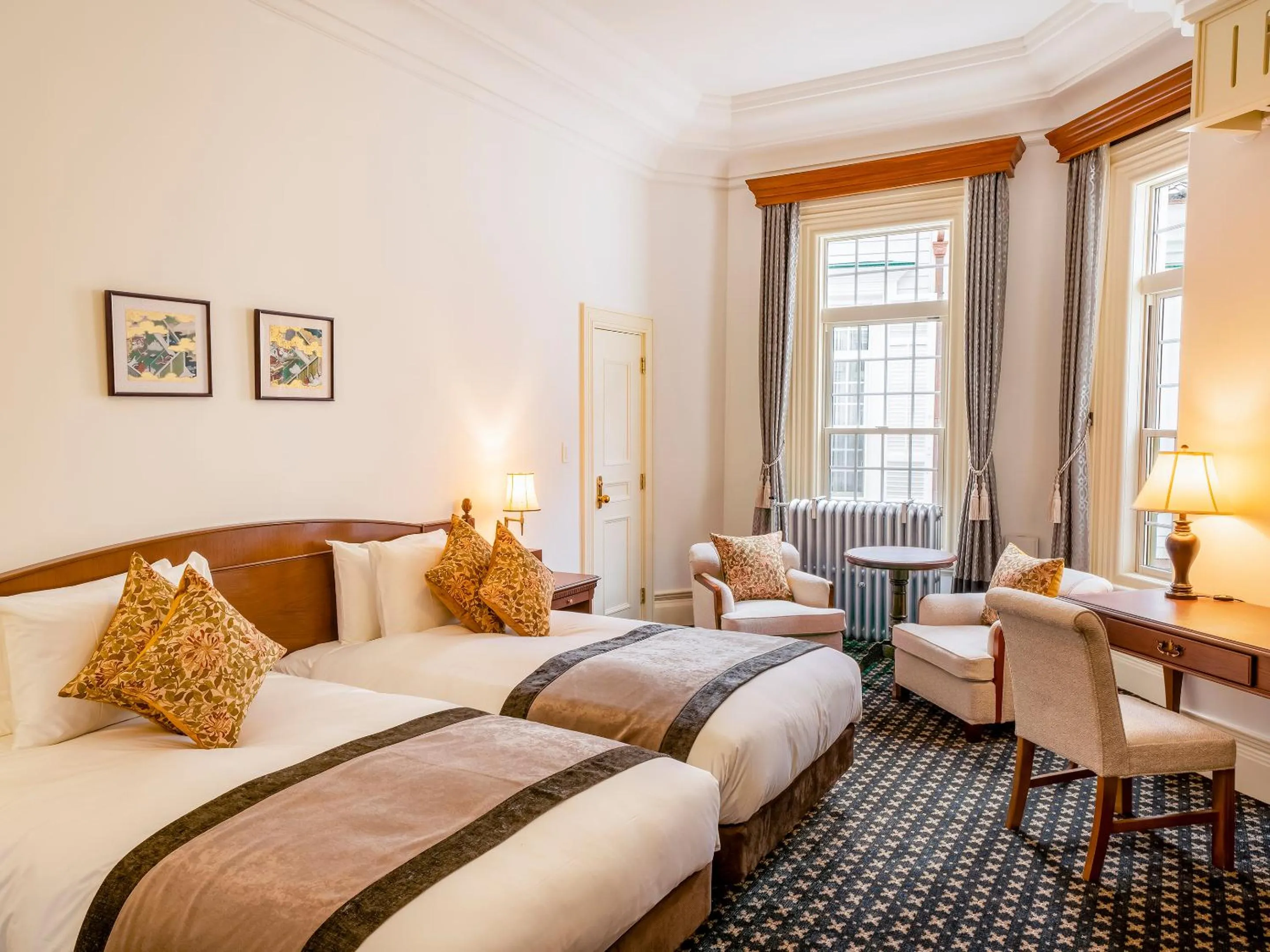 Photo of the whole room, Bed in The Fujiya Hotel