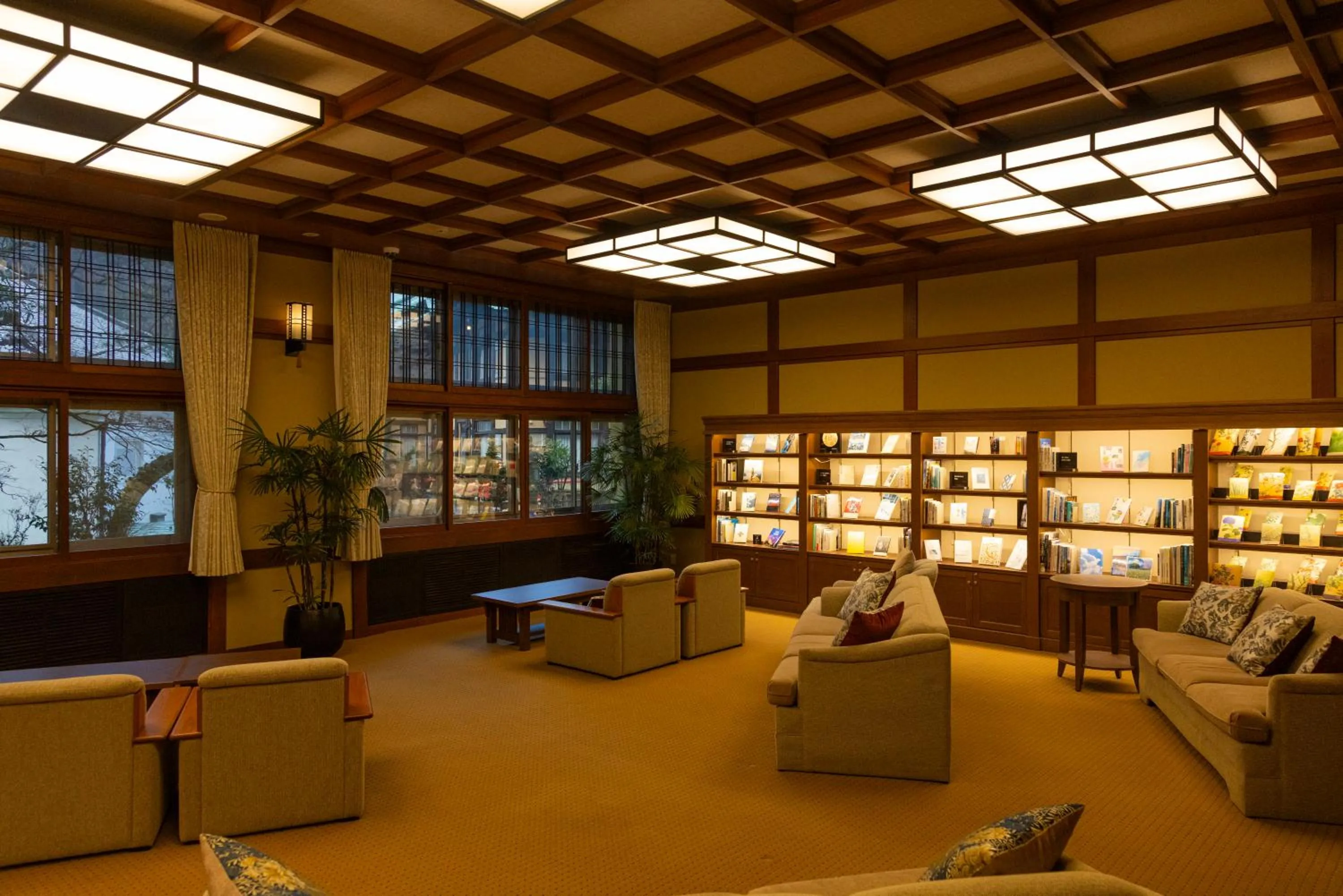 Library in The Fujiya Hotel