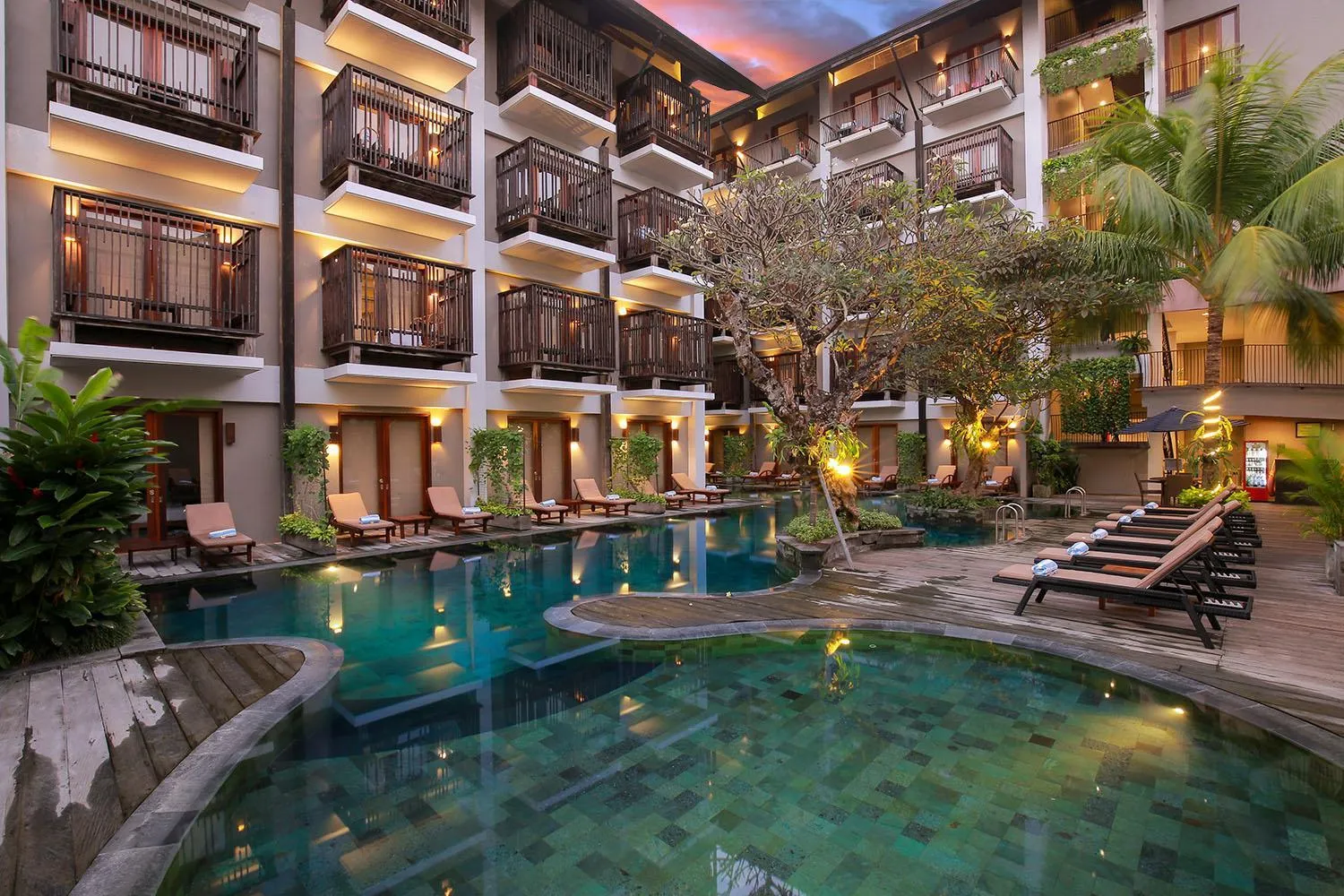 Swimming pool in THE 1O1 Bali Oasis Sanur