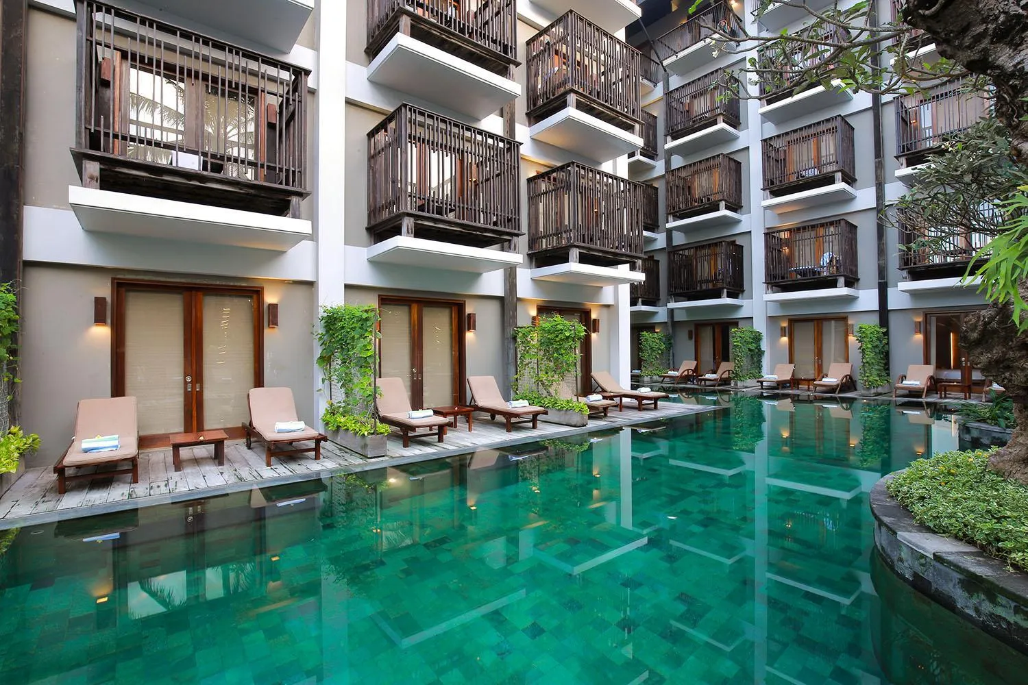 Swimming pool in THE 1O1 Bali Oasis Sanur