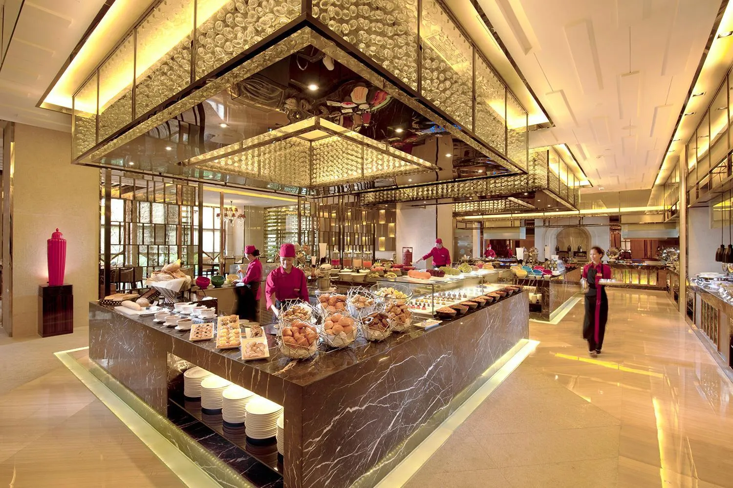 Breakfast in Hilton Guangzhou Baiyun - Canton Fair Free Shuttle Bus