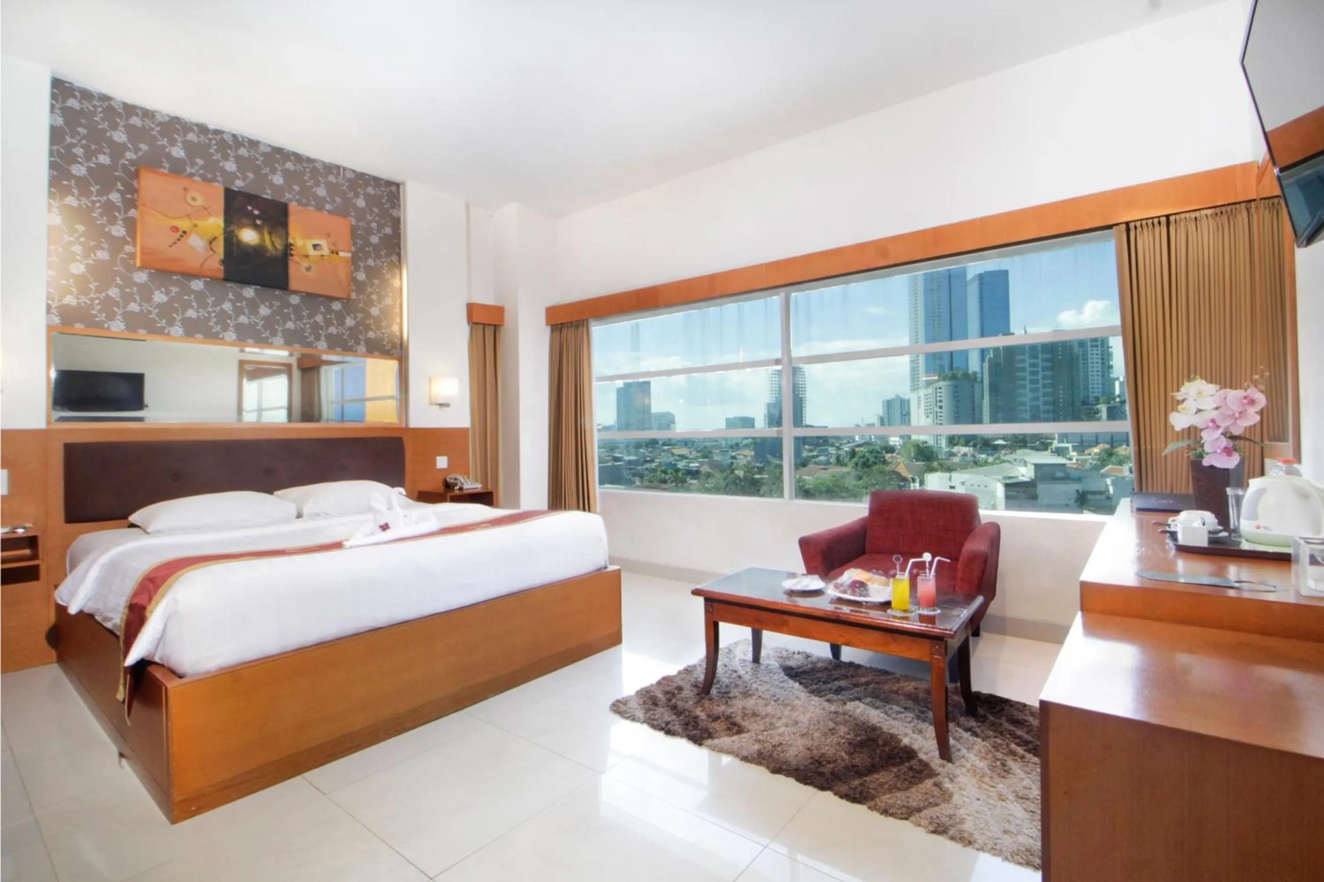 Bed in Hotel Bisanta Bidakara Tunjungan