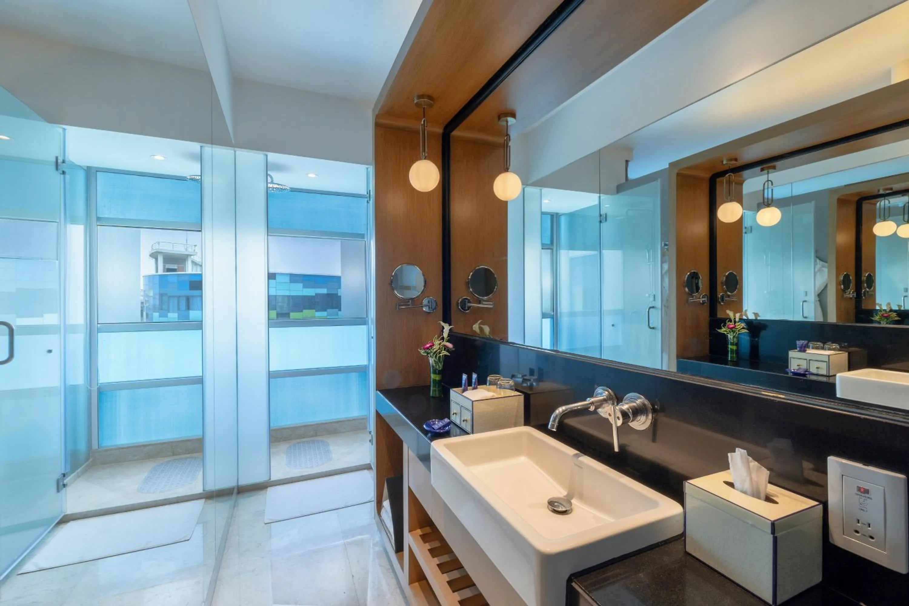 Bathroom in Vivanta Bengaluru, Whitefield