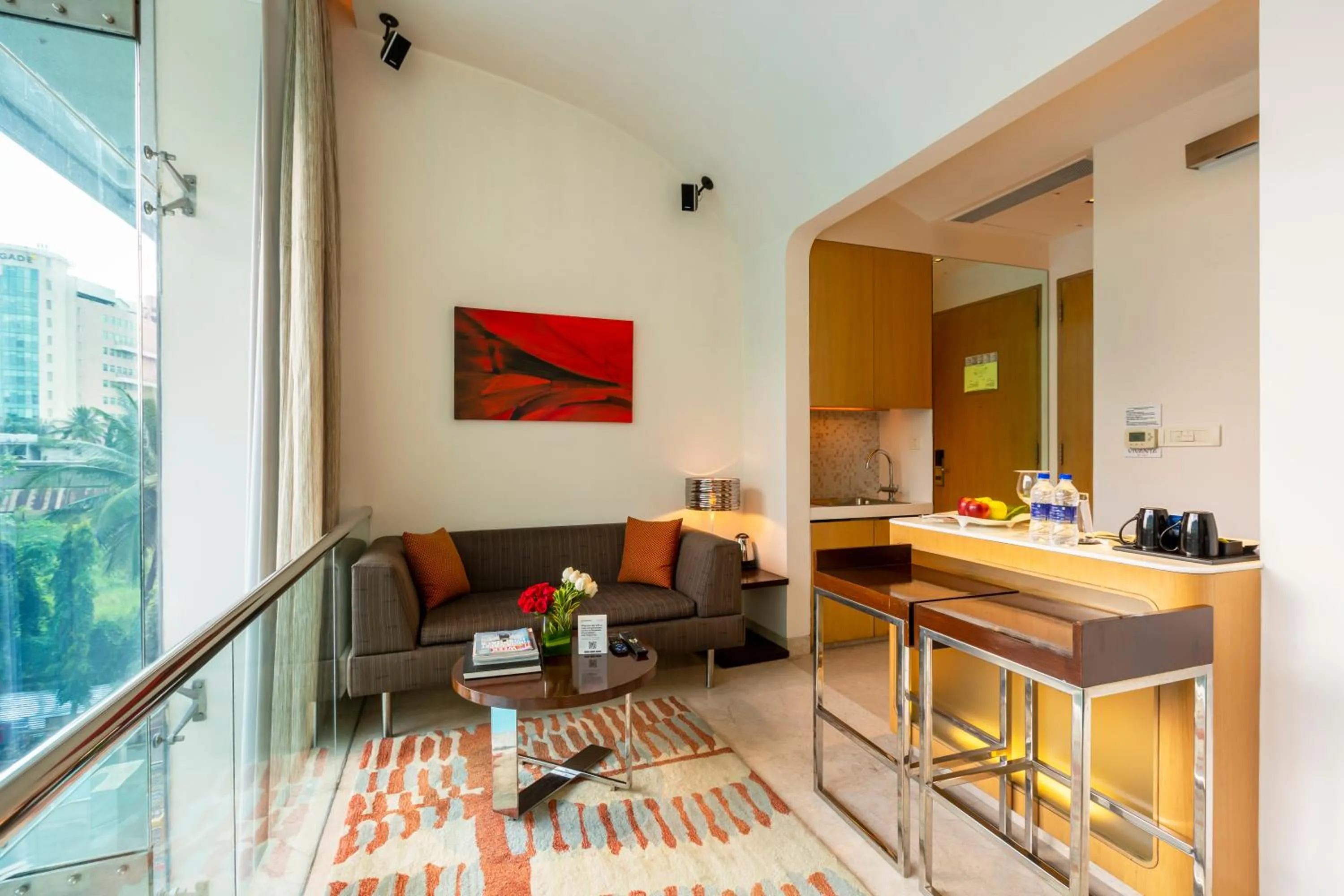 Living room in Vivanta Bengaluru, Whitefield