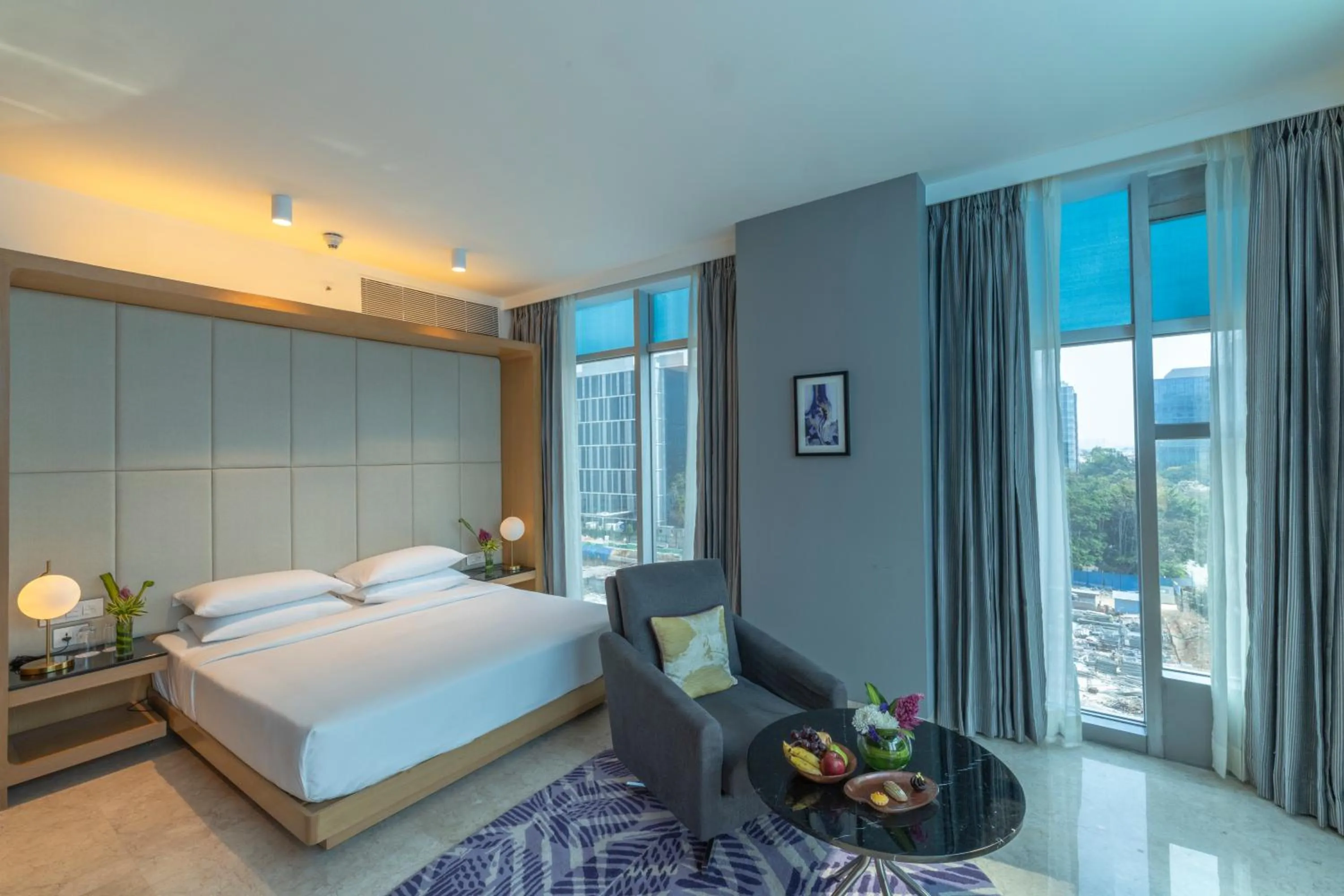 Bed in Vivanta Bengaluru, Whitefield