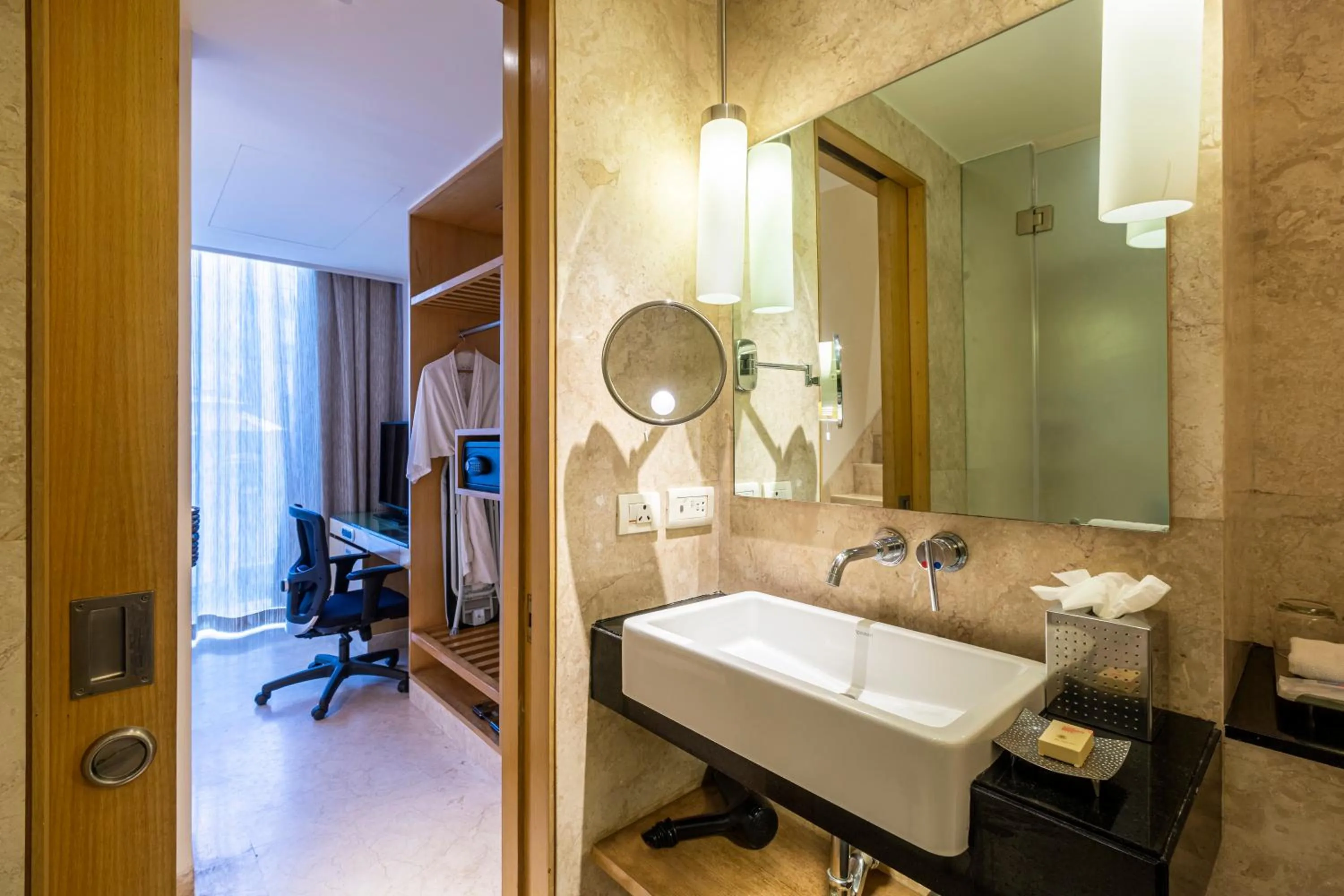 Bathroom in Vivanta Bengaluru, Whitefield