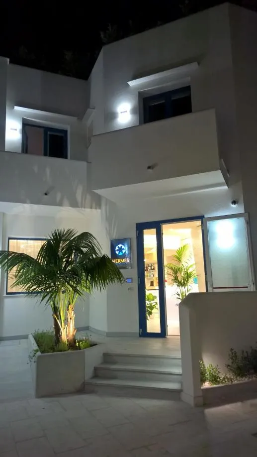 Facade/entrance in Hermes Hotel