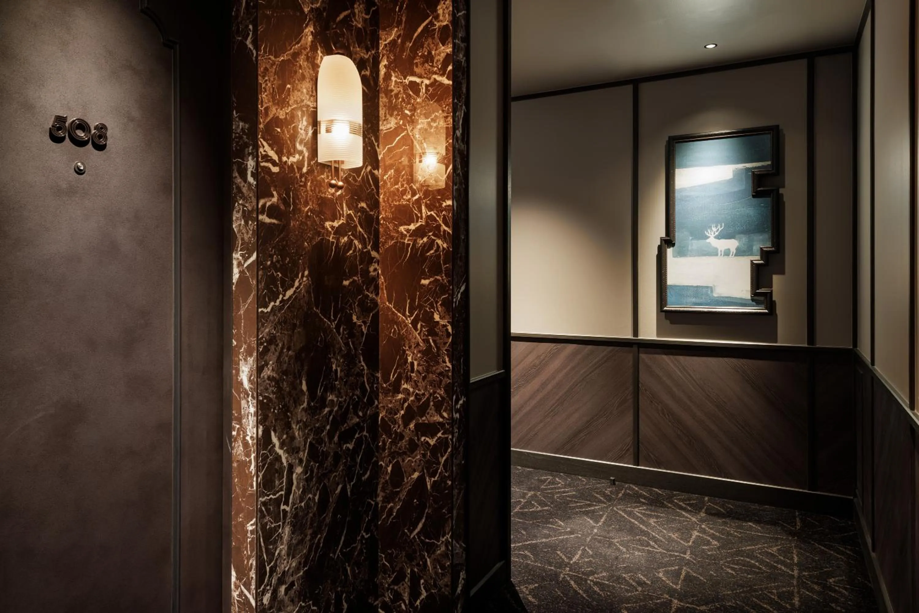 Decorative detail in Hotel Sosei Sapporo MGallery Collection