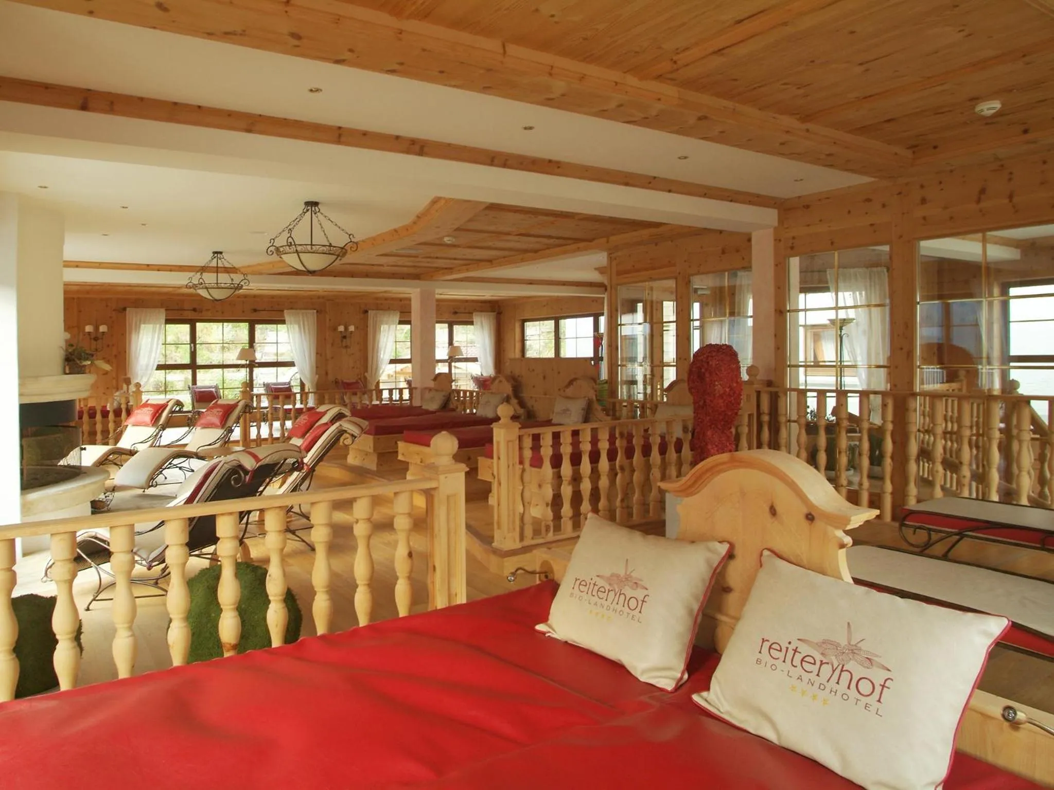 Spa and wellness centre/facilities, Bed in Natur- und Aktivresort Reiterhof