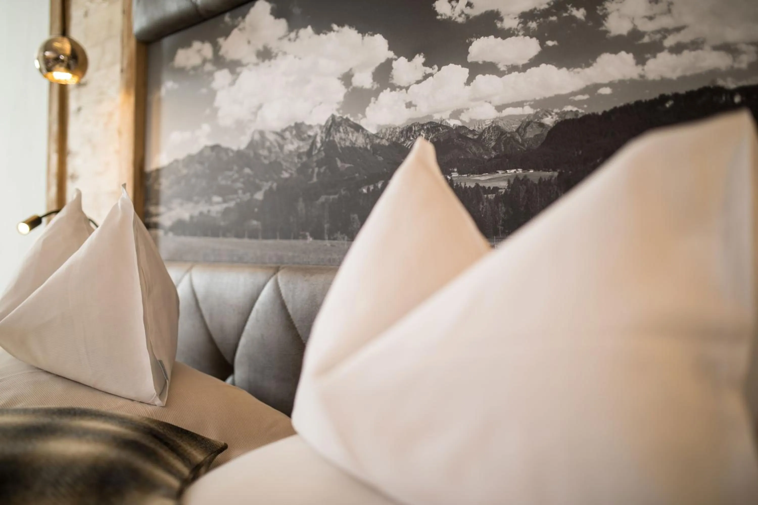 Decorative detail, Bed in Natur- und Aktivresort Reiterhof