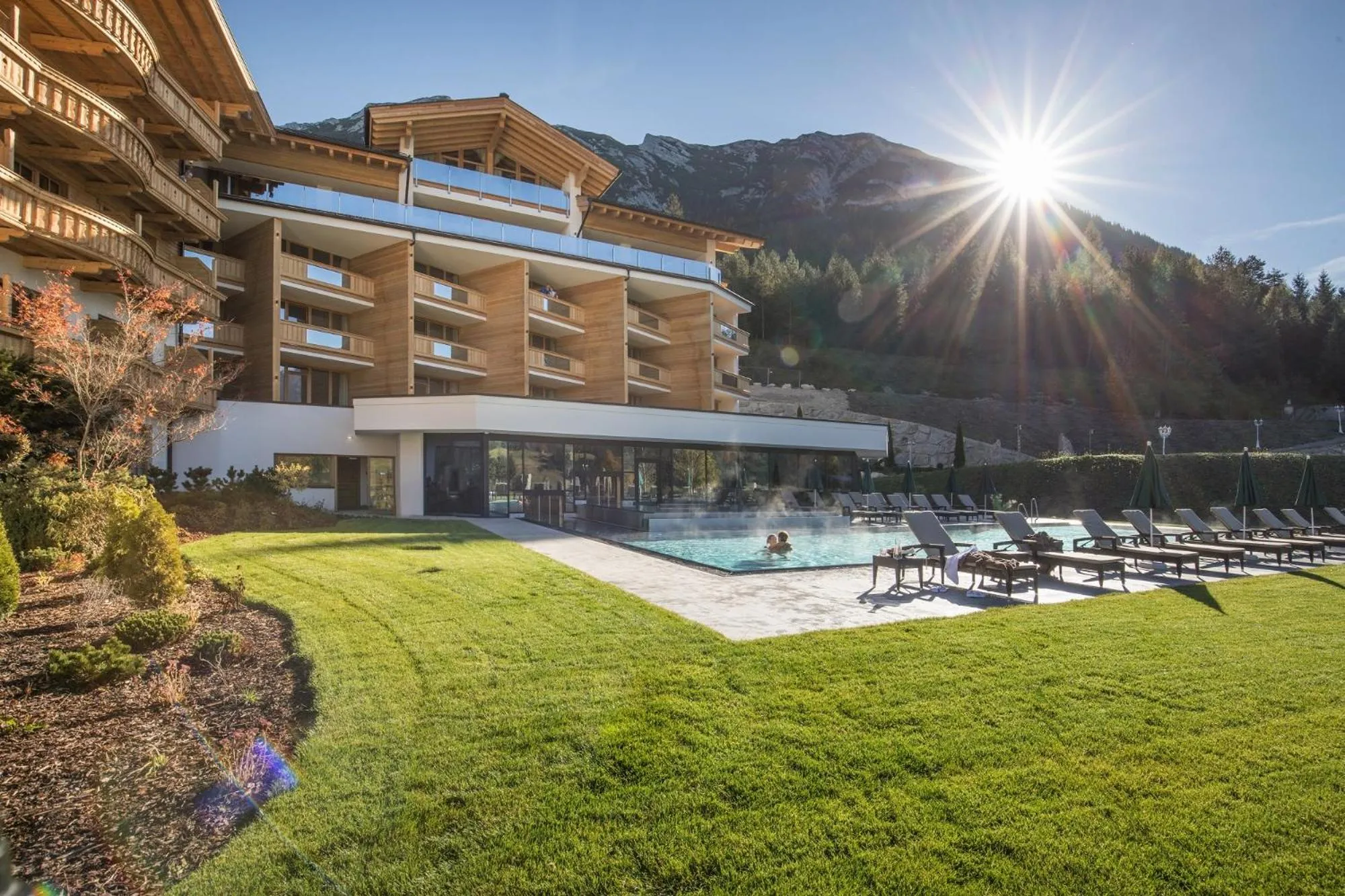 Garden view in Natur- und Aktivresort Reiterhof