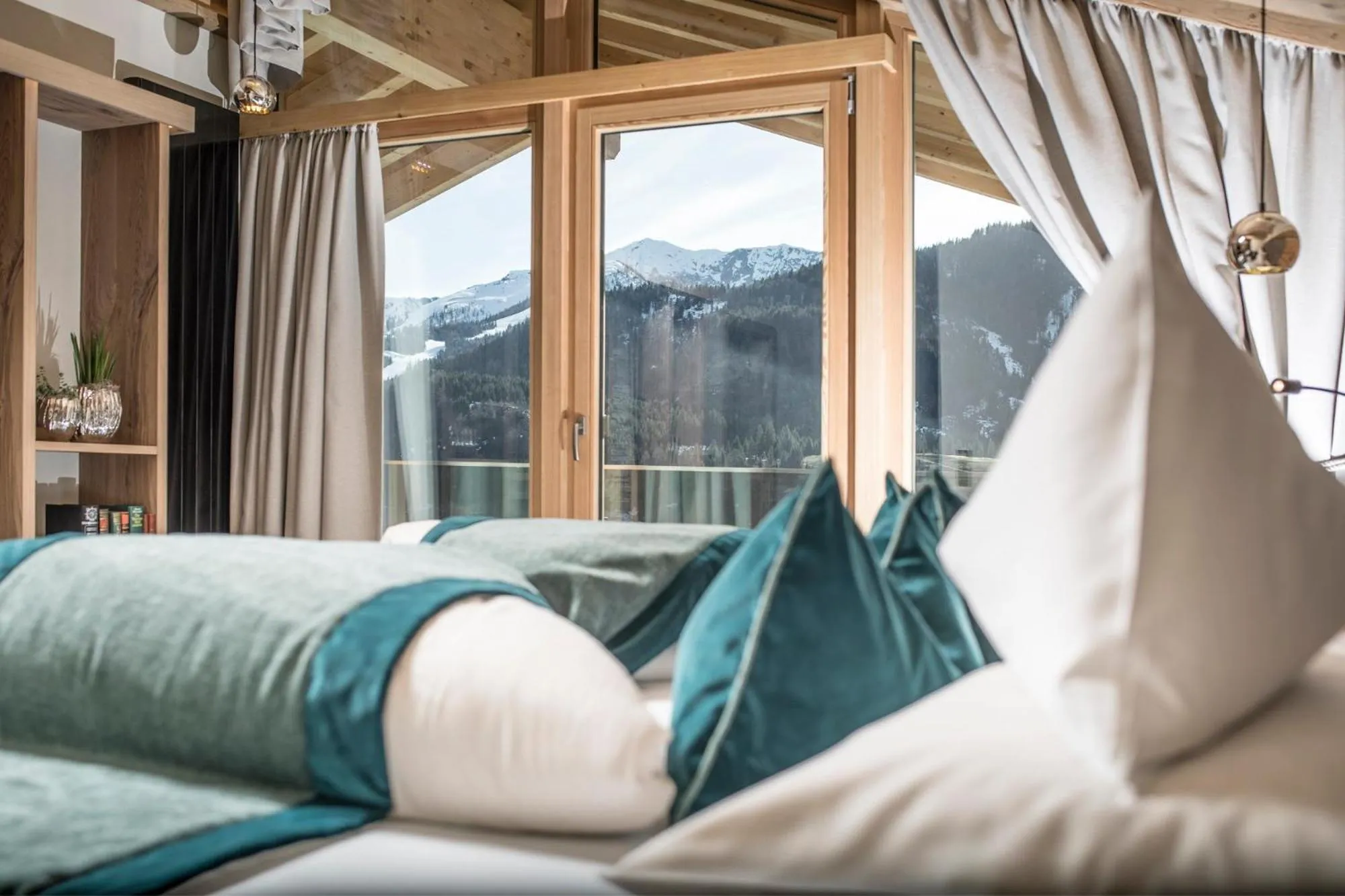 Decorative detail, Bed in Natur- und Aktivresort Reiterhof