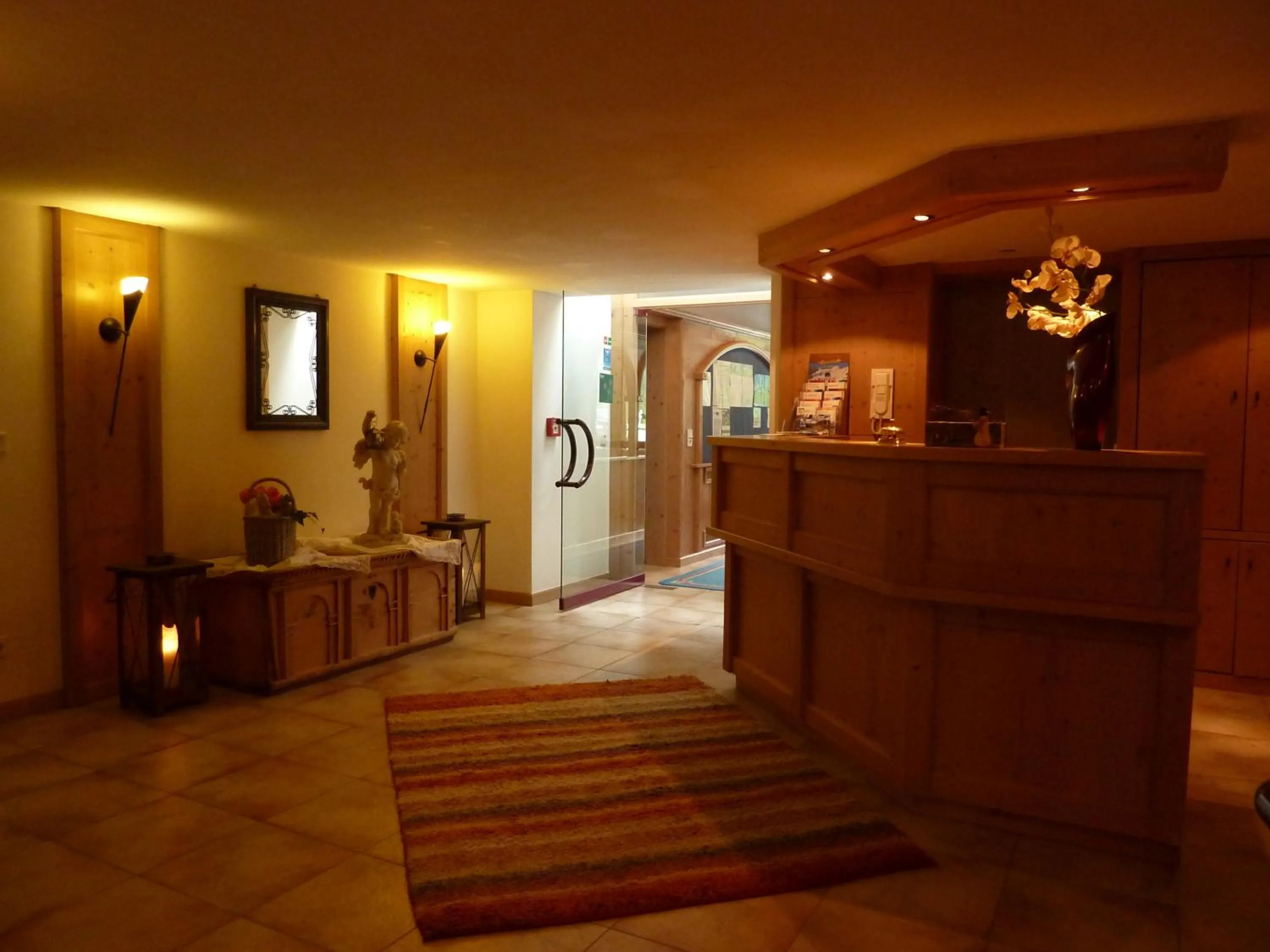 Lobby or reception in Hotel Garni Hainbacherhof