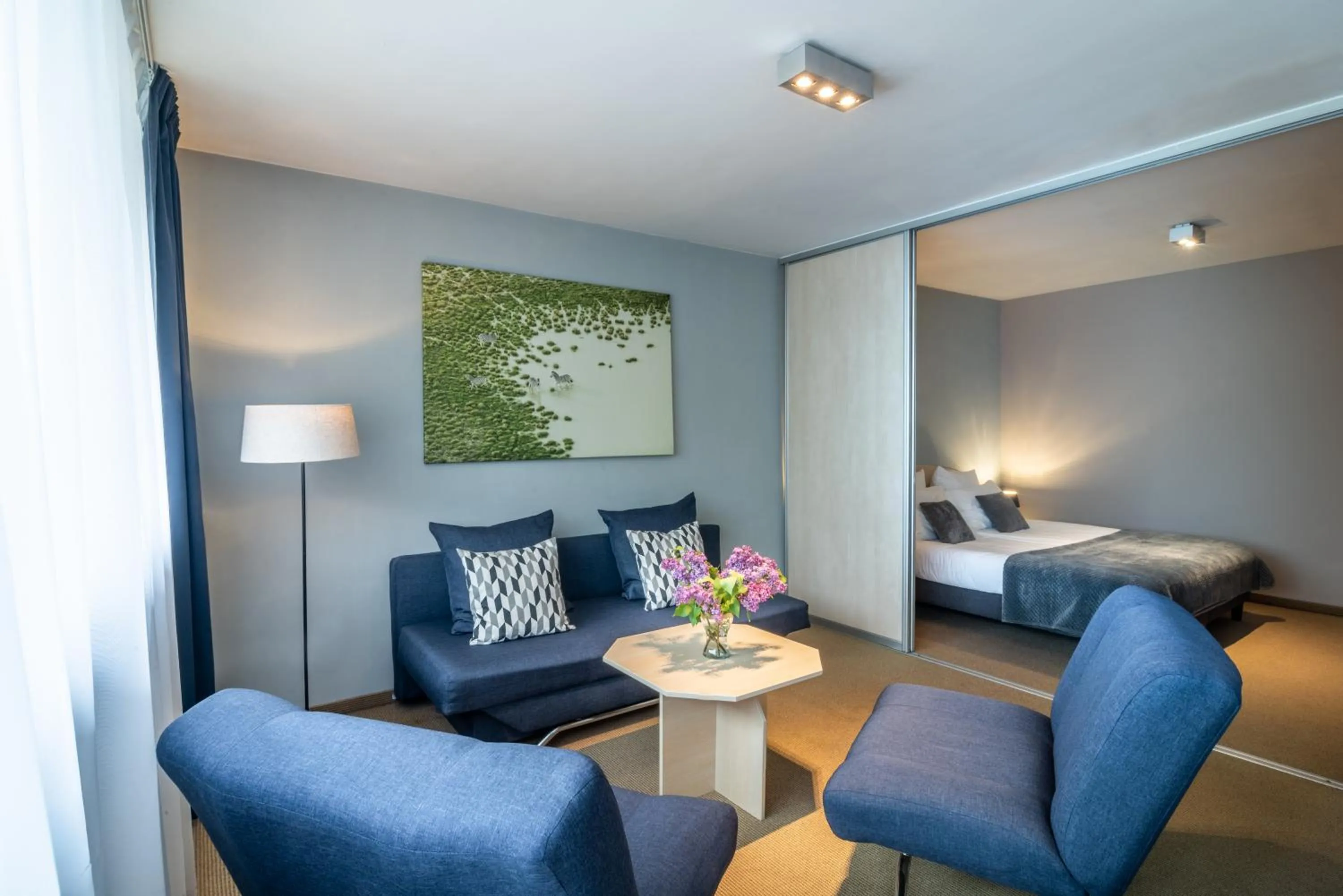 Living room, Bed in Hotel Nawigator Szczawnica