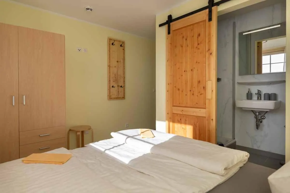 Bedroom, Bed in Hochwaldbaude