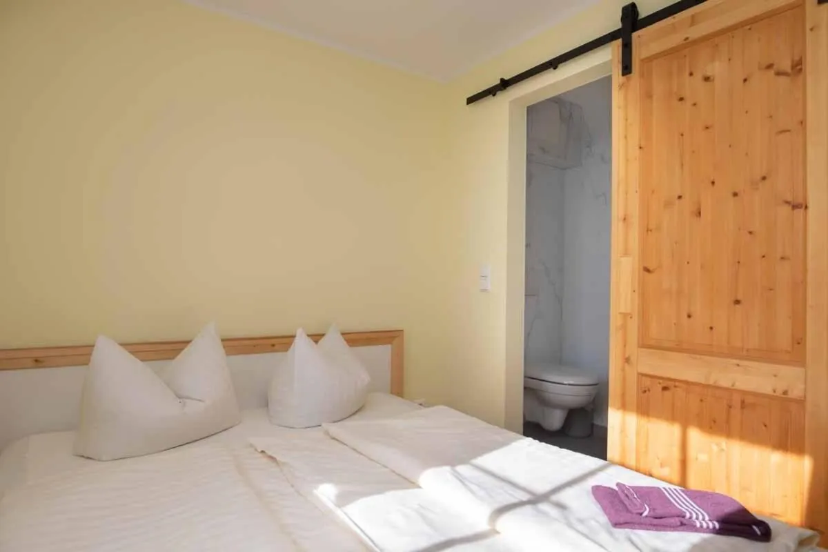 Bedroom, Bed in Hochwaldbaude