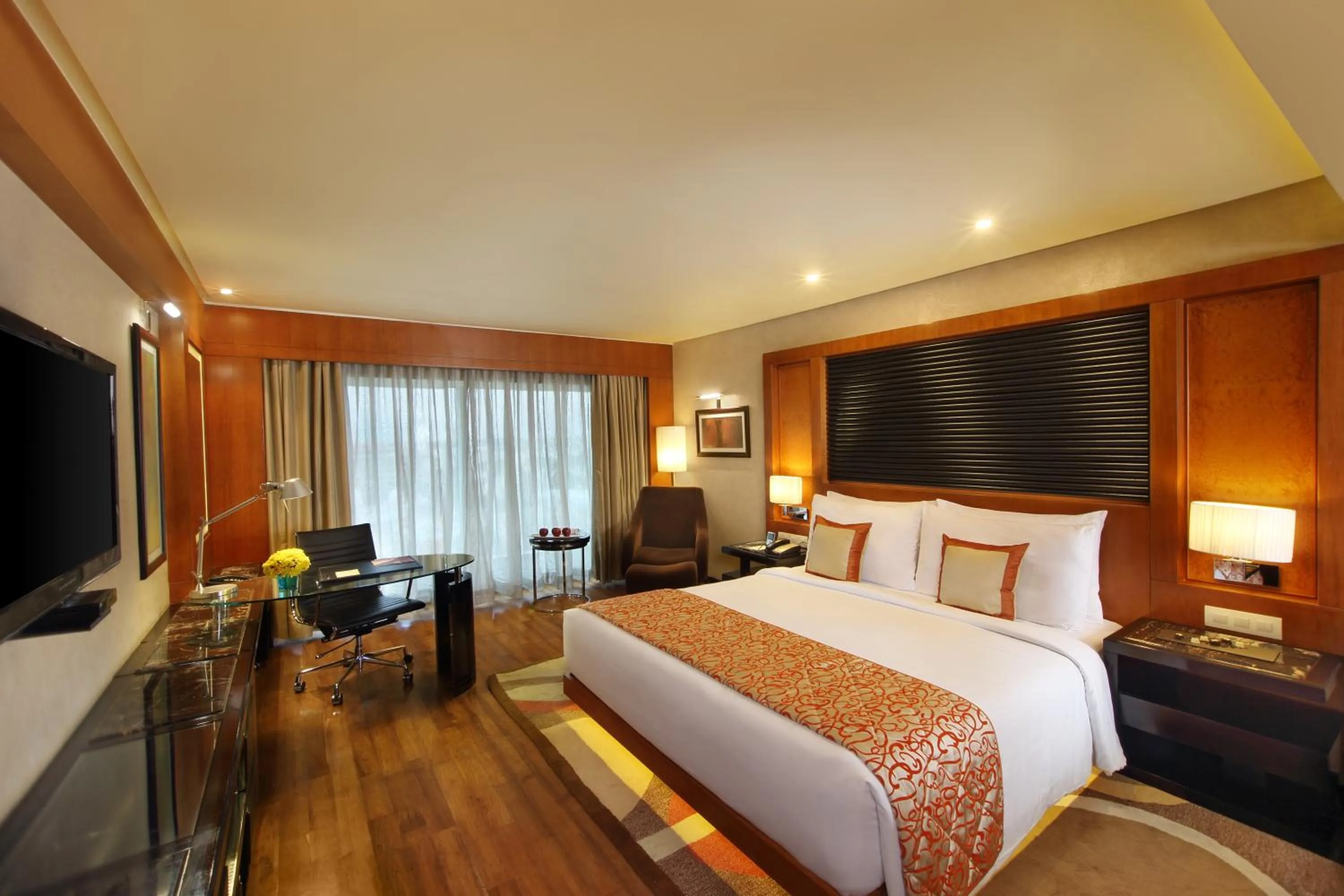 Bed in Gokulam Grand Hotel & Spa Bangalore