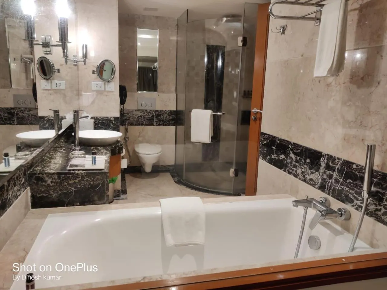 Shower in Gokulam Grand Hotel & Spa Bangalore