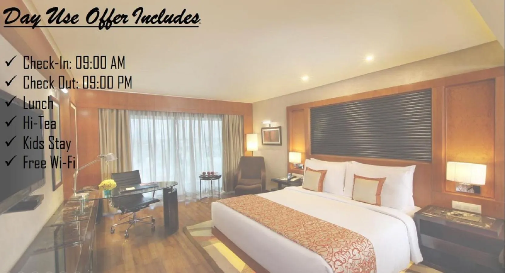 Photo of the whole room, Bed in Gokulam Grand Hotel & Spa Bangalore