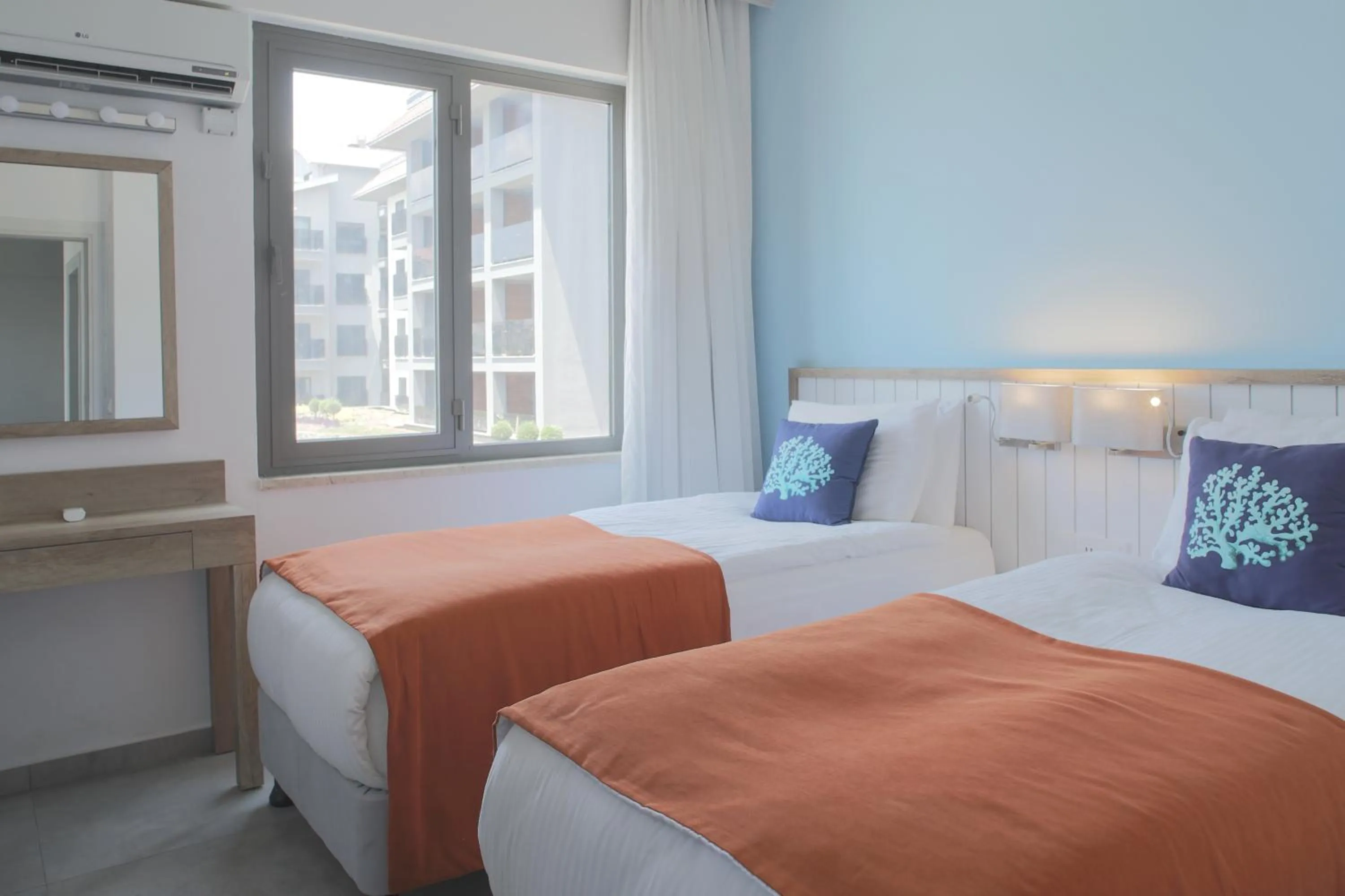 Bed in Green Garden Resort & Spa Hotel