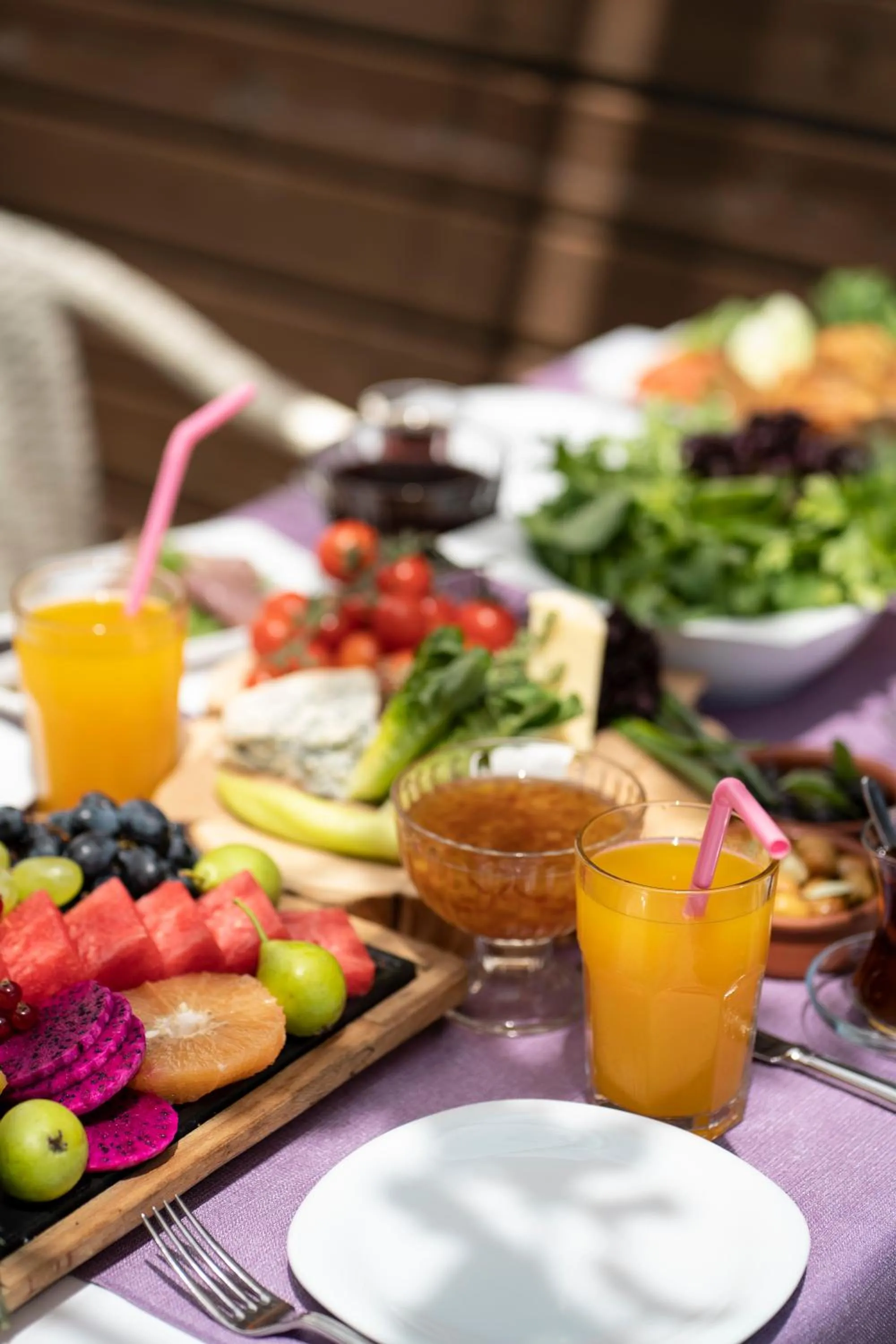 Continental breakfast in Green Garden Resort & Spa Hotel