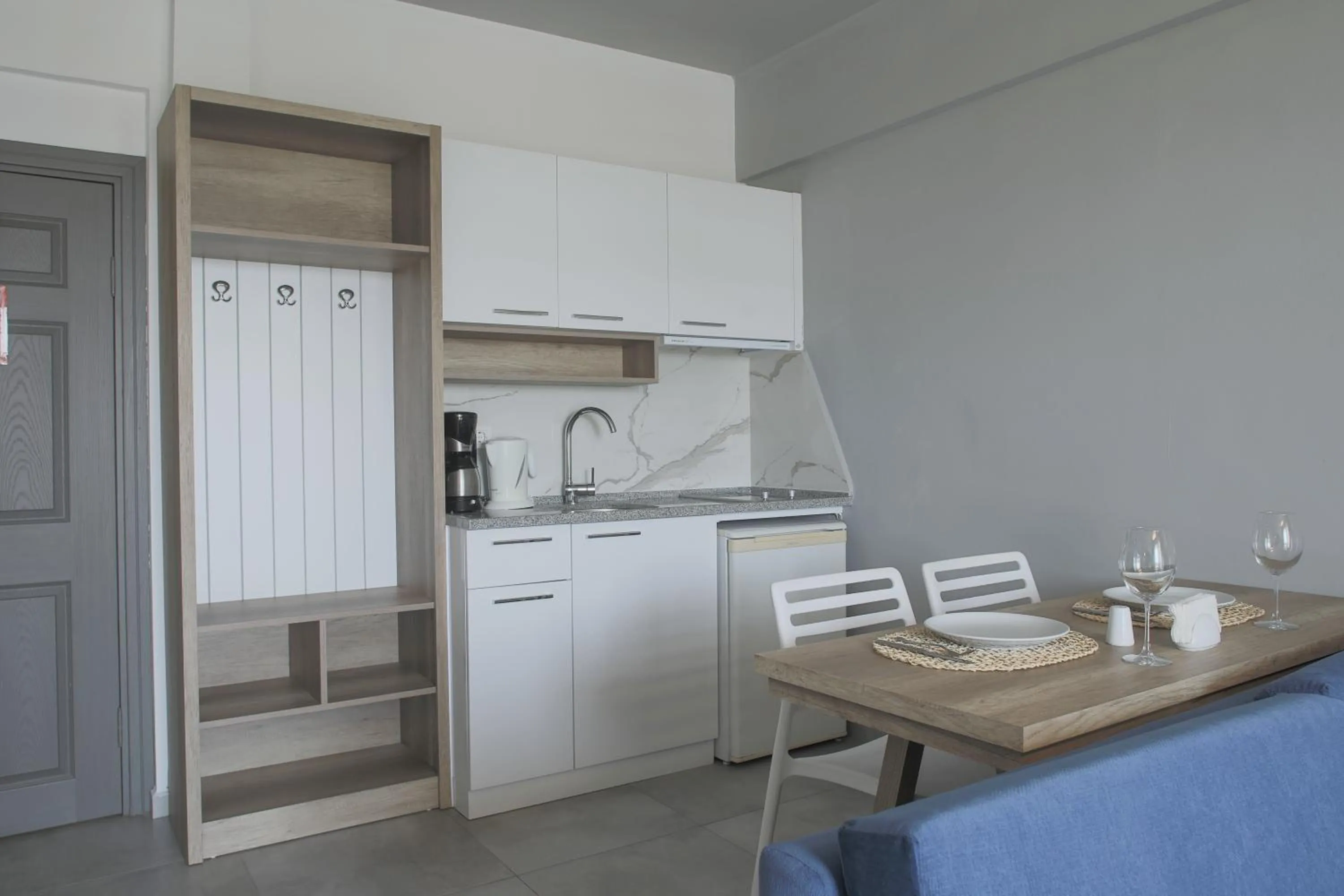 Kitchen or kitchenette in Green Garden Resort & Spa Hotel