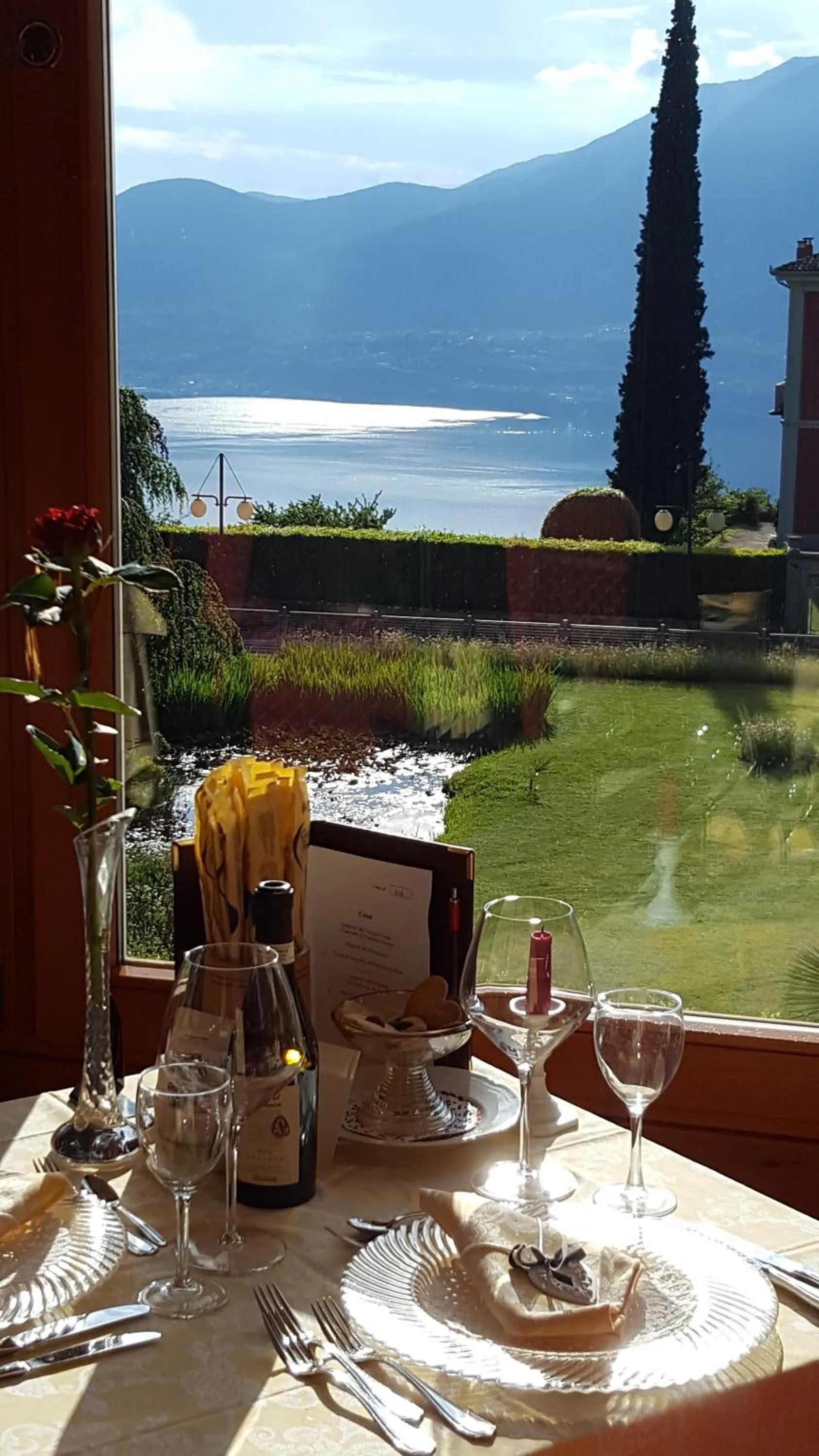 Lake view in Hotel Diana