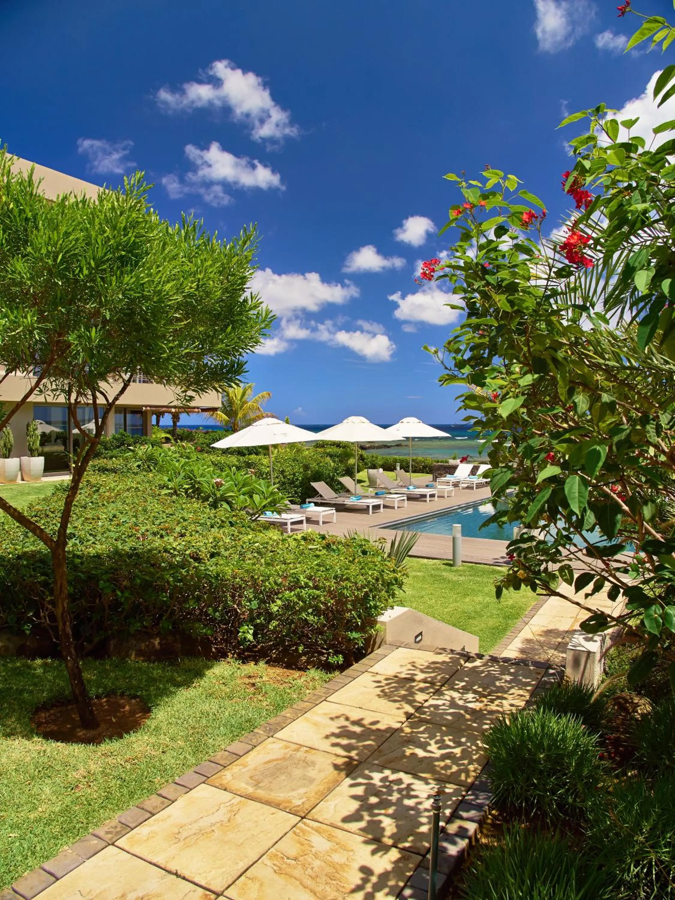 Garden in Bon Azur Beachfront Suites & Penthouses by LOV Mauritius