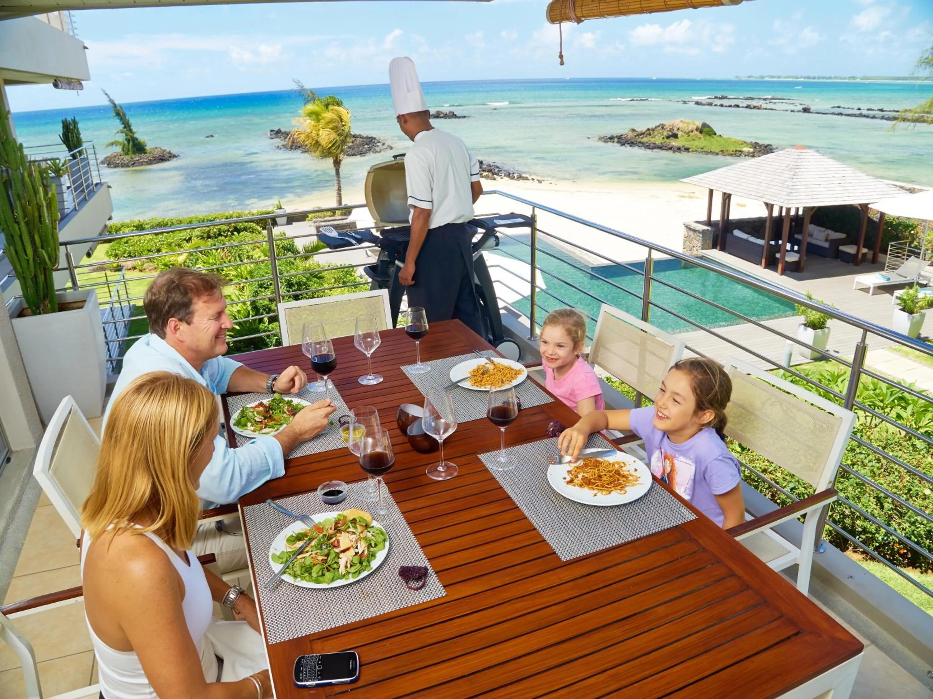 People in Bon Azur Beachfront Suites & Penthouses by LOV Mauritius