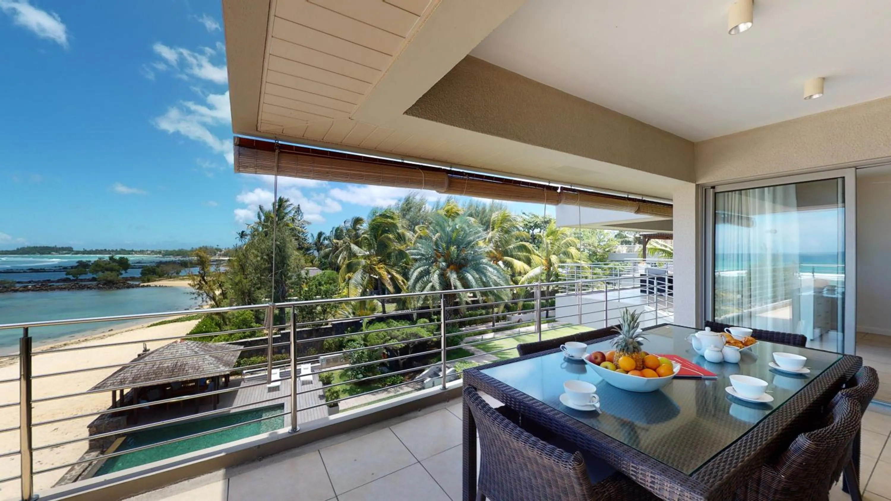 Balcony/Terrace in Bon Azur Beachfront Suites & Penthouses by LOV Mauritius
