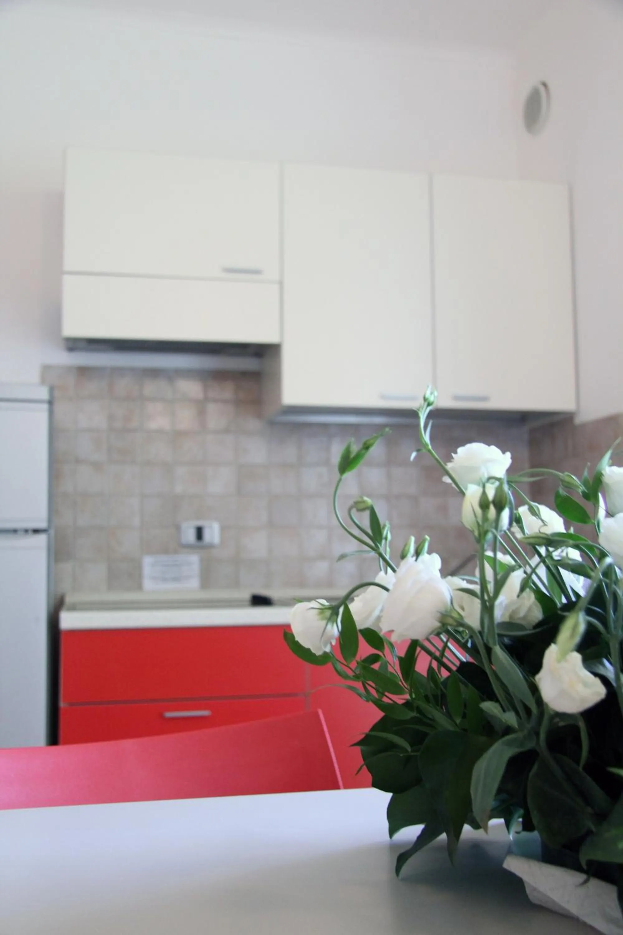 Kitchen or kitchenette, Bed in Residence Mediterraneo